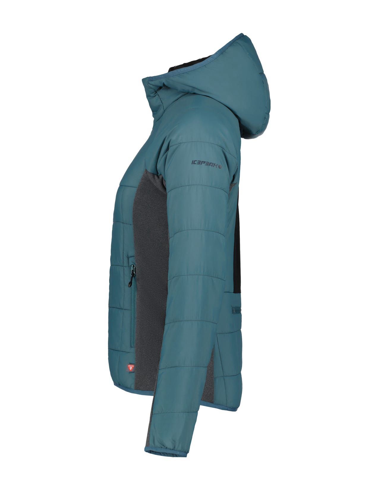 Dark Turquoise / Grey Women Icepeak Dagsporo Winter Jacket | USA-LPW417398