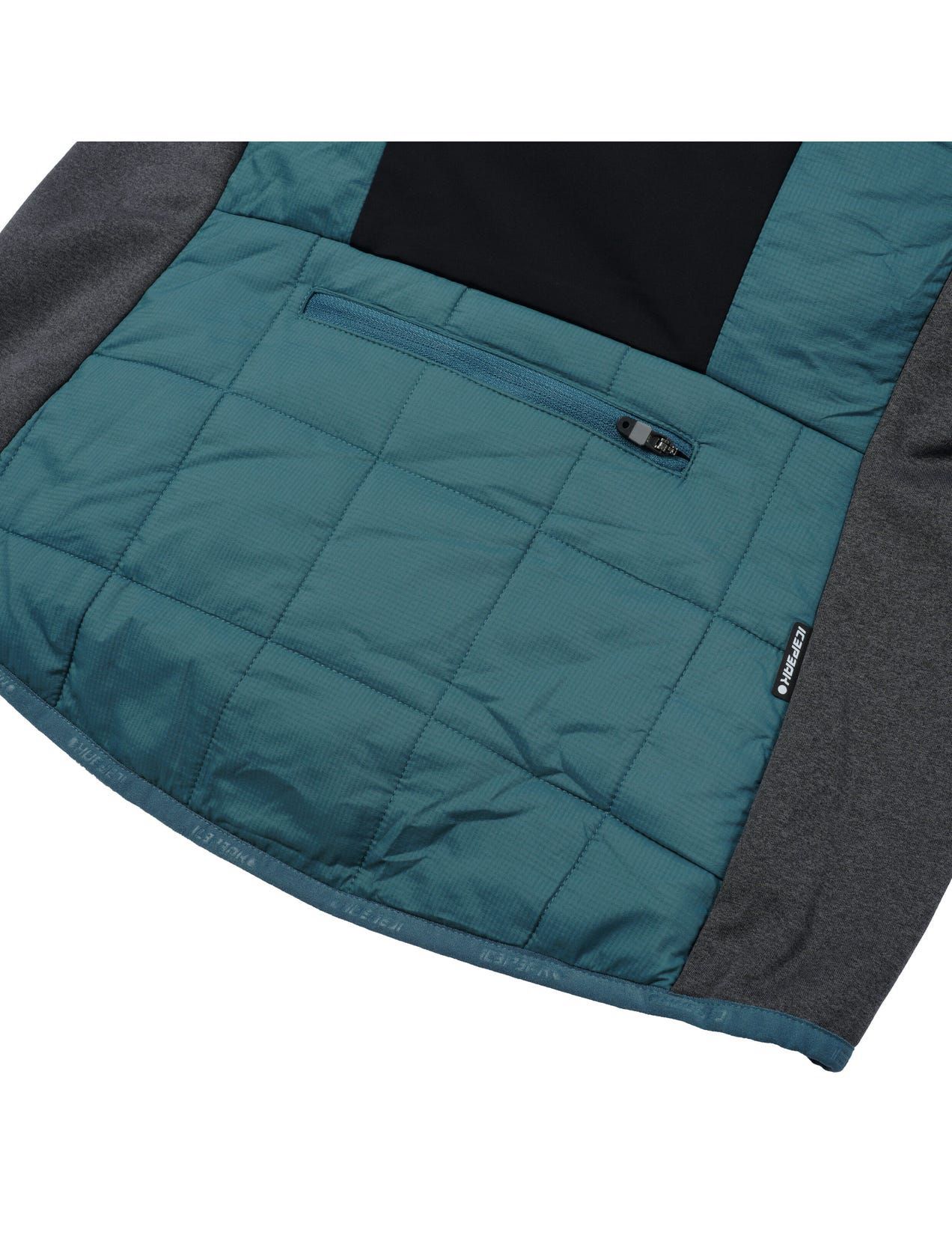 Dark Turquoise / Grey Women Icepeak Dagsporo Winter Jacket | USA-LPW417398