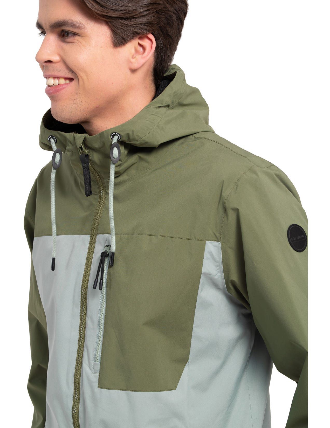 Green Men Icepeak Altar Outdoor Jacket | USA-BSX197635