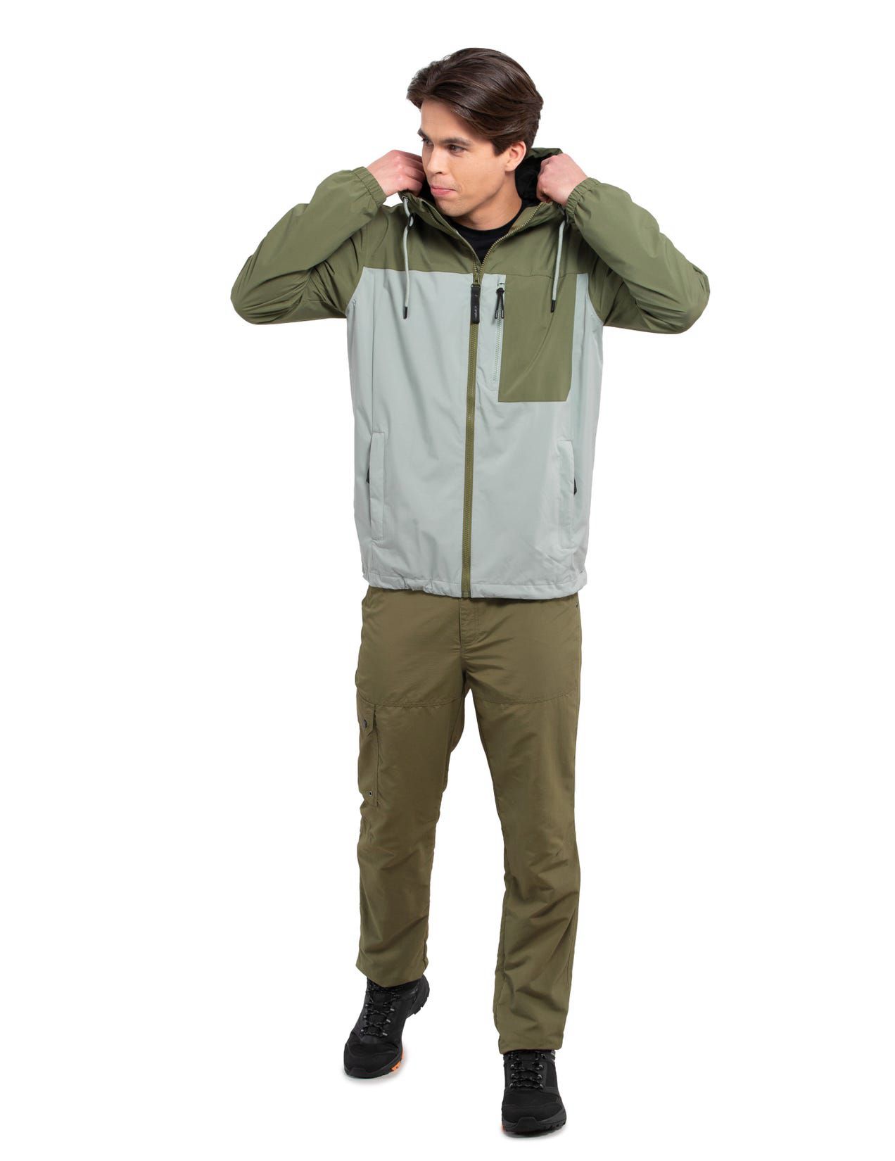 Green Men Icepeak Altar Outdoor Jacket | USA-BSX197635