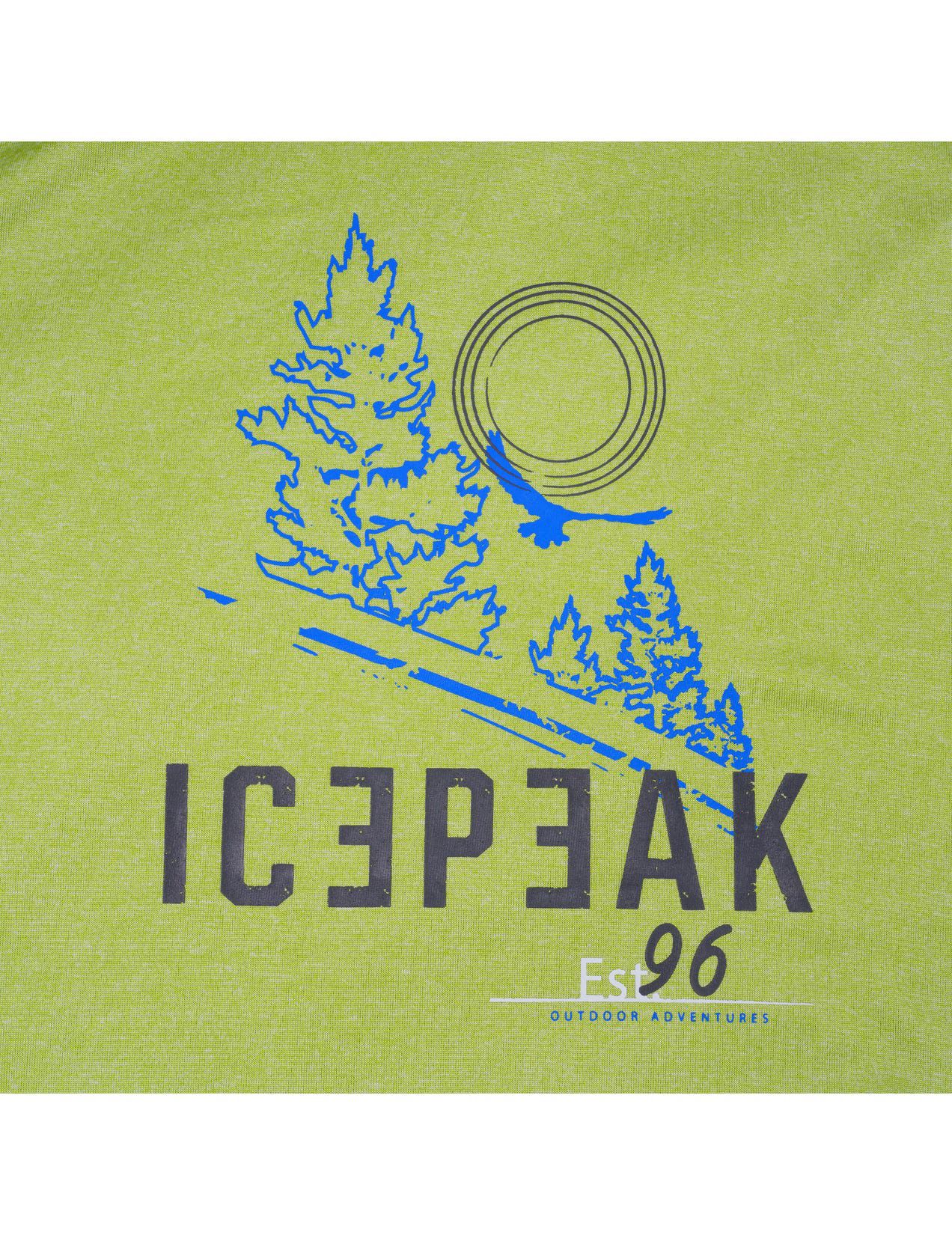 Green Men Icepeak Bearden T-Shirt | USA-KMI251869