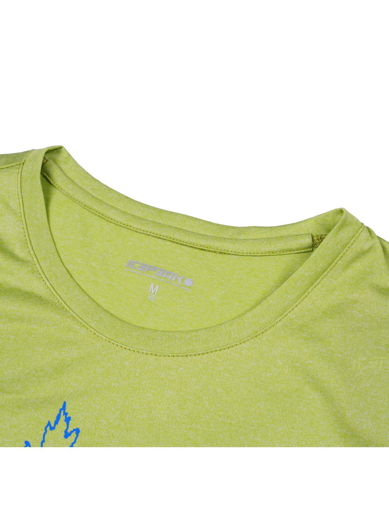 Green Men Icepeak Bearden T-Shirt | USA-KMI251869