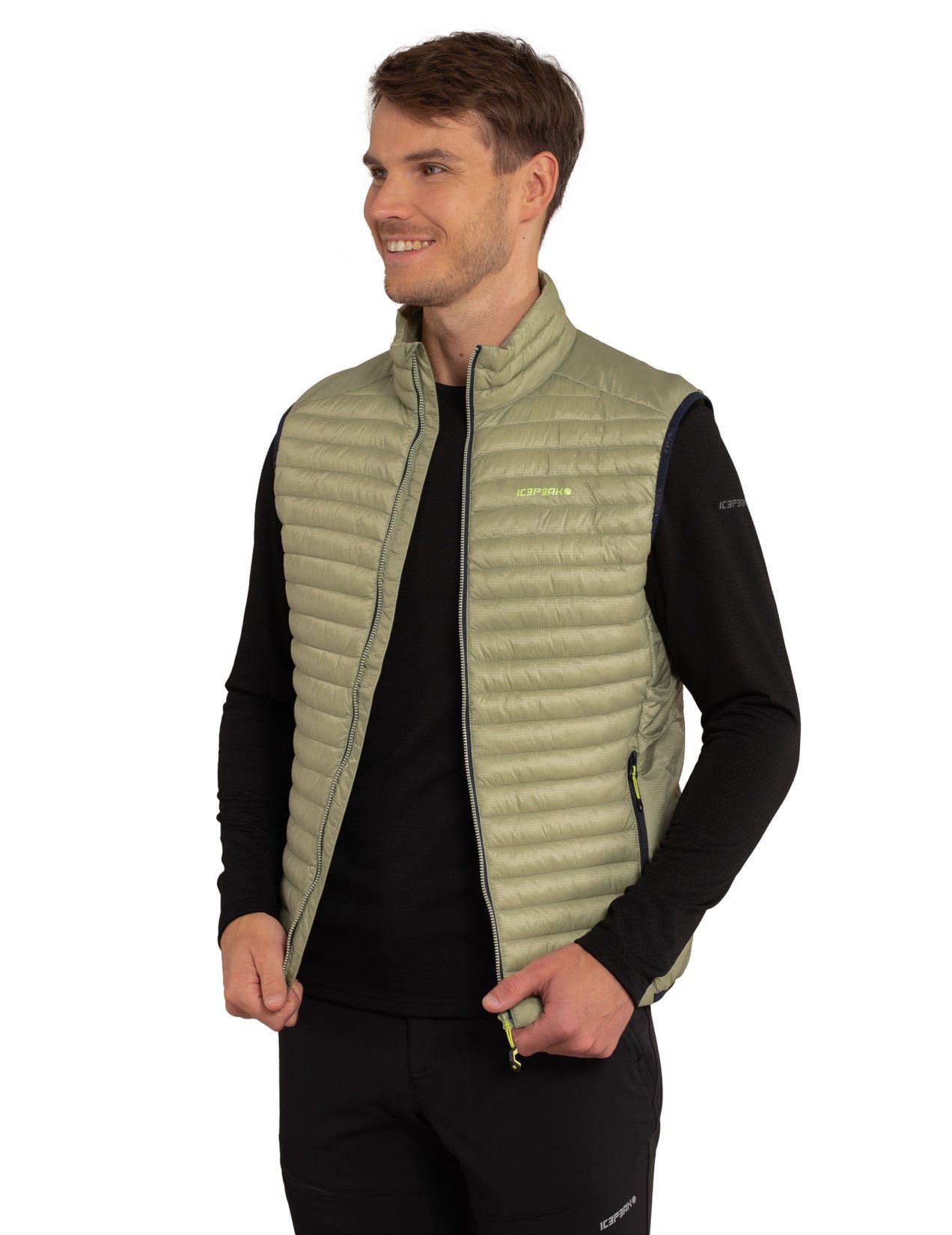 Green Men Icepeak Belzoni Vest | USA-NOU417260