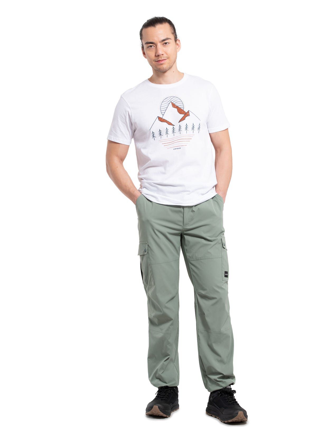 Green Men Icepeak Many Pants | USA-DAK486072