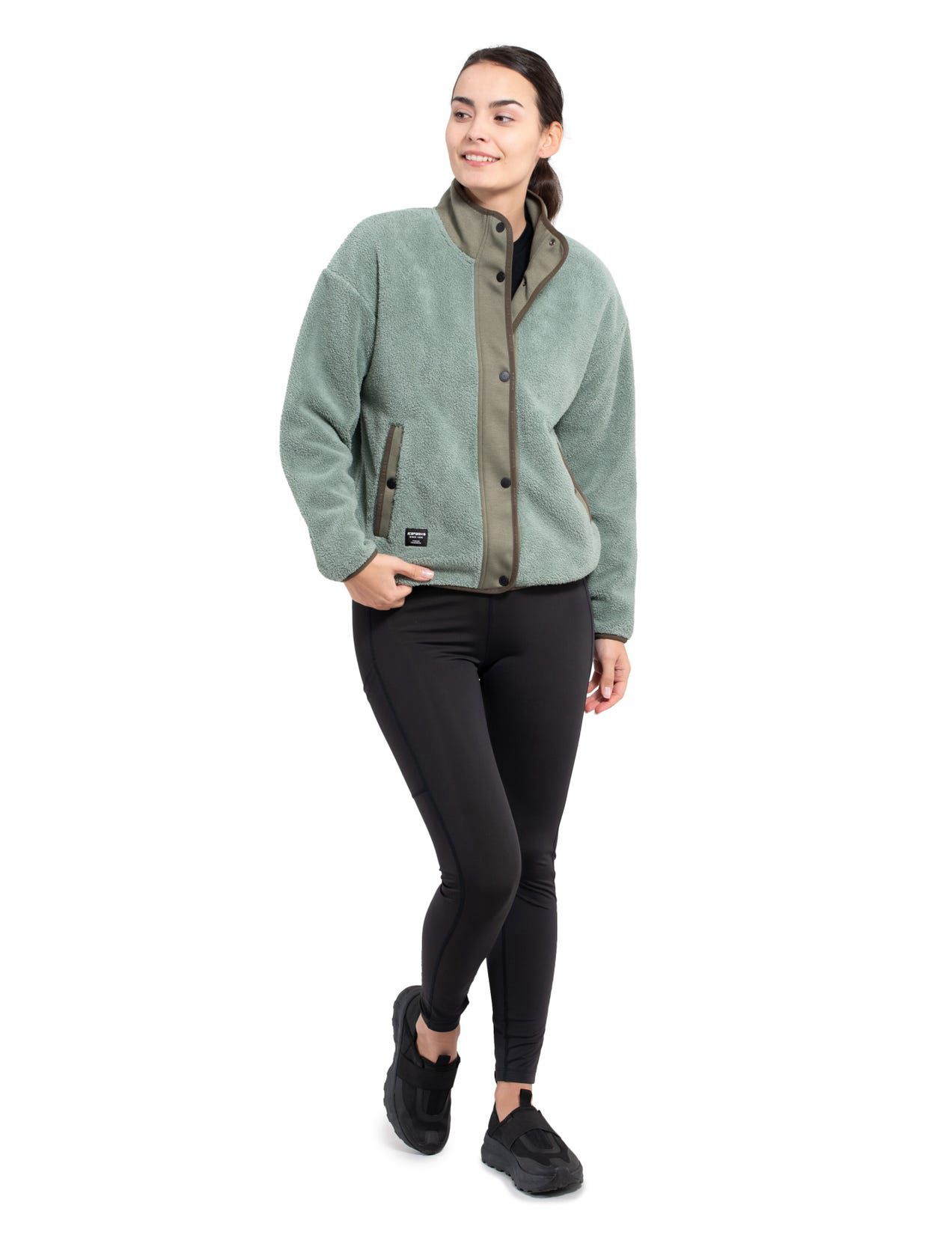 Green Women Icepeak Abbott Midlayer Jacket | USA-FUN308172