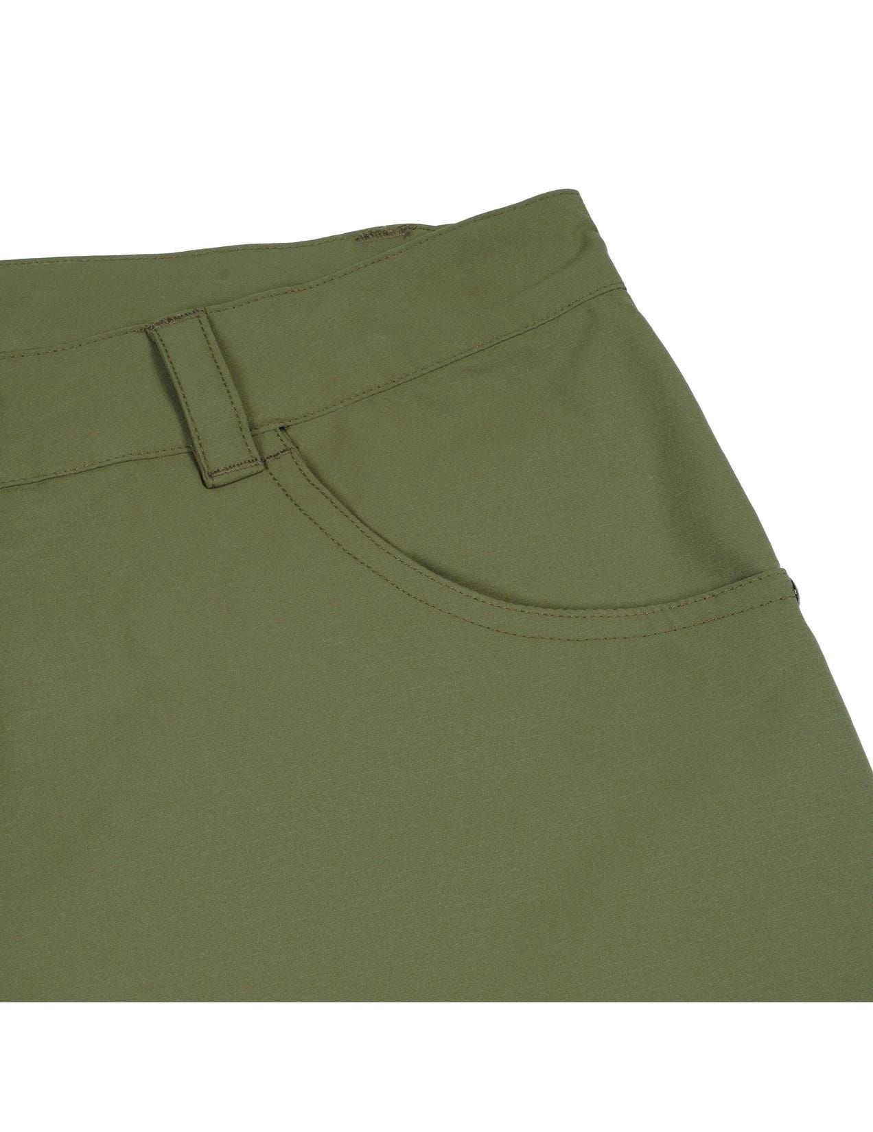 Green Women Icepeak Attica Outdoor Capri Pants | USA-ALX194057