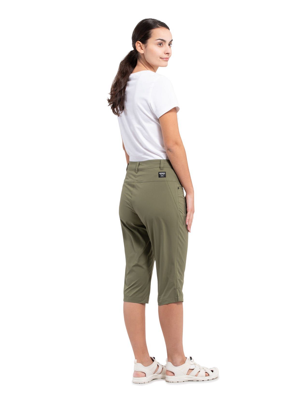 Green Women Icepeak Attica Outdoor Capri Pants | USA-ALX194057