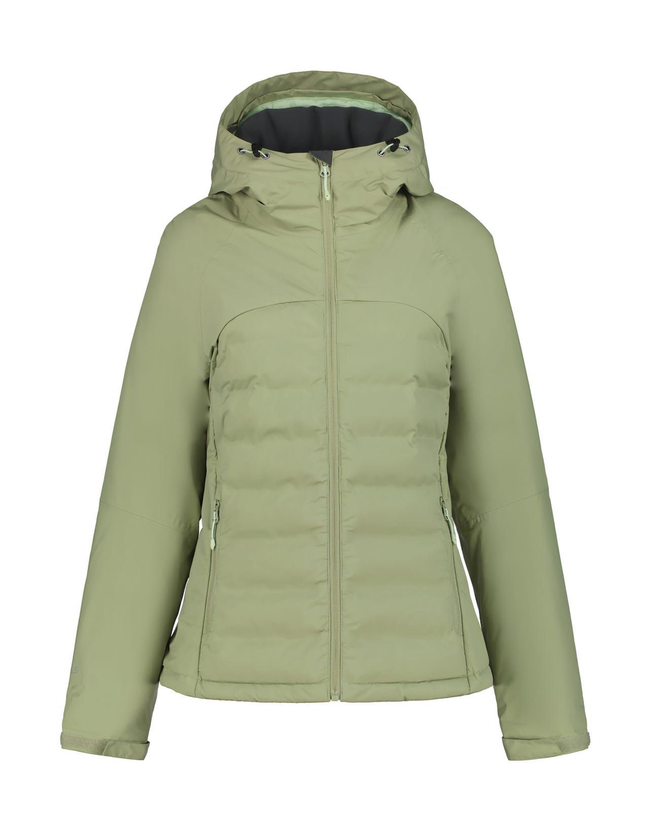 Green Women Icepeak Barton Wadded Winter Jacket | USA-AJQ076943