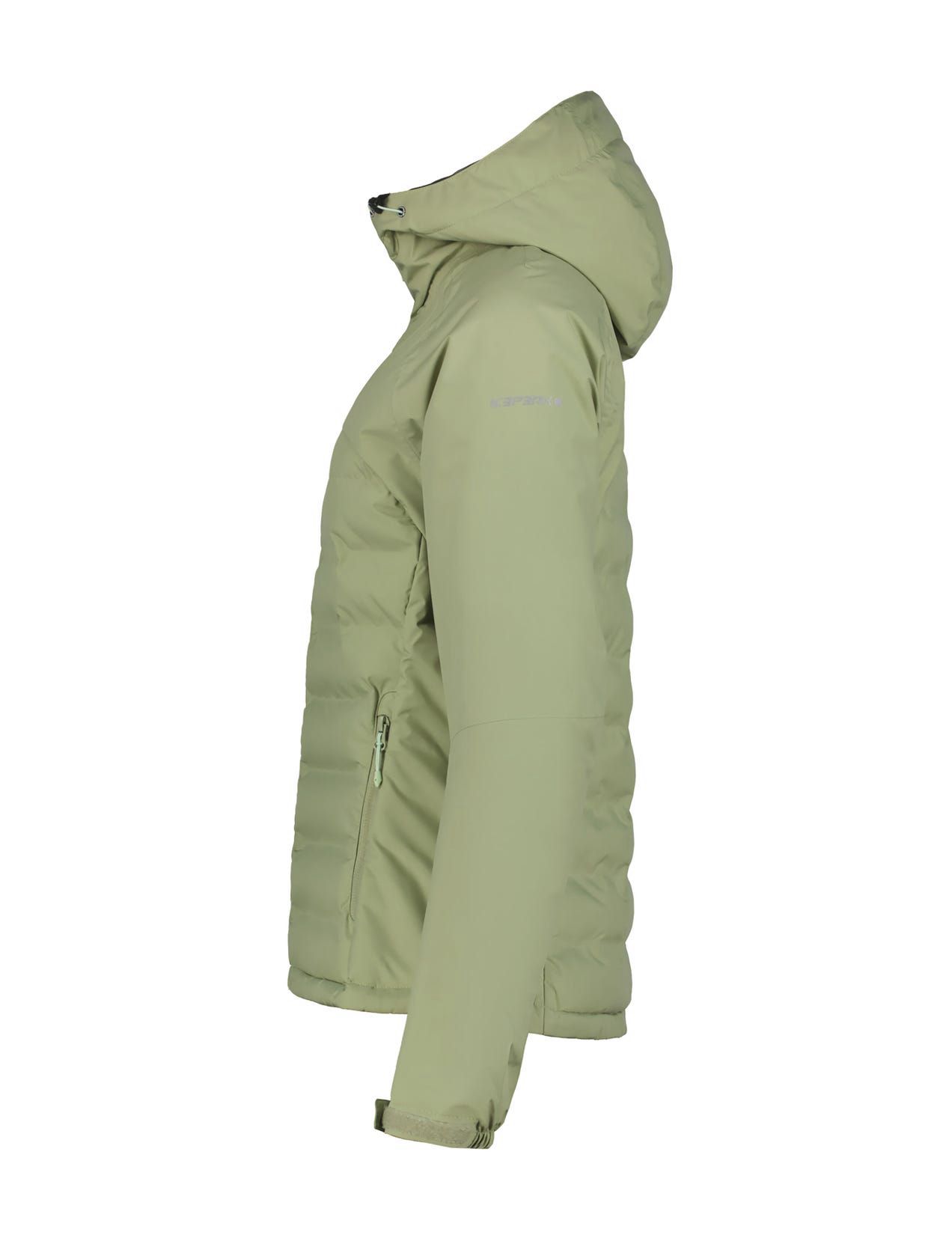 Green Women Icepeak Barton Wadded Winter Jacket | USA-AJQ076943