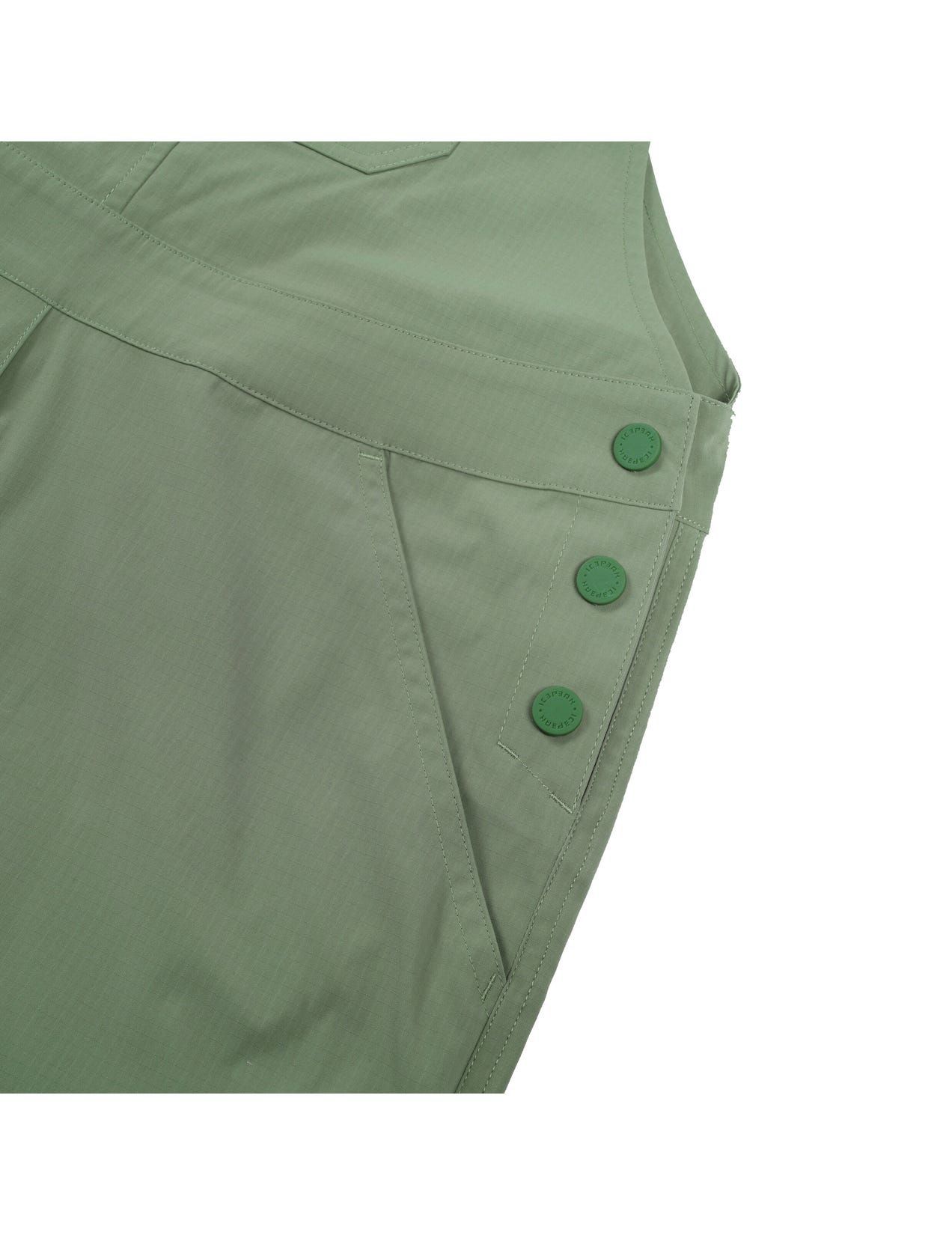 Green Women Icepeak Mentor Overall Shorts | USA-ABR375916