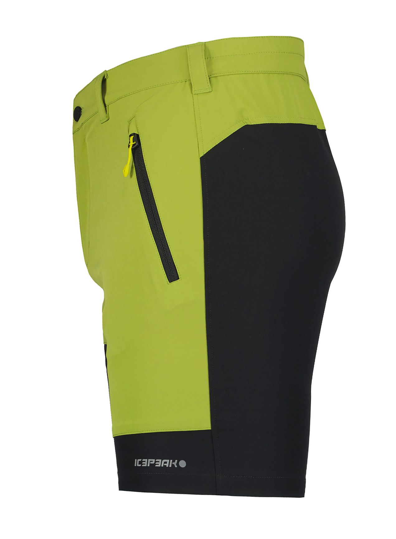 Green / Black Men Icepeak Batavia Shorts | USA-HBK346195