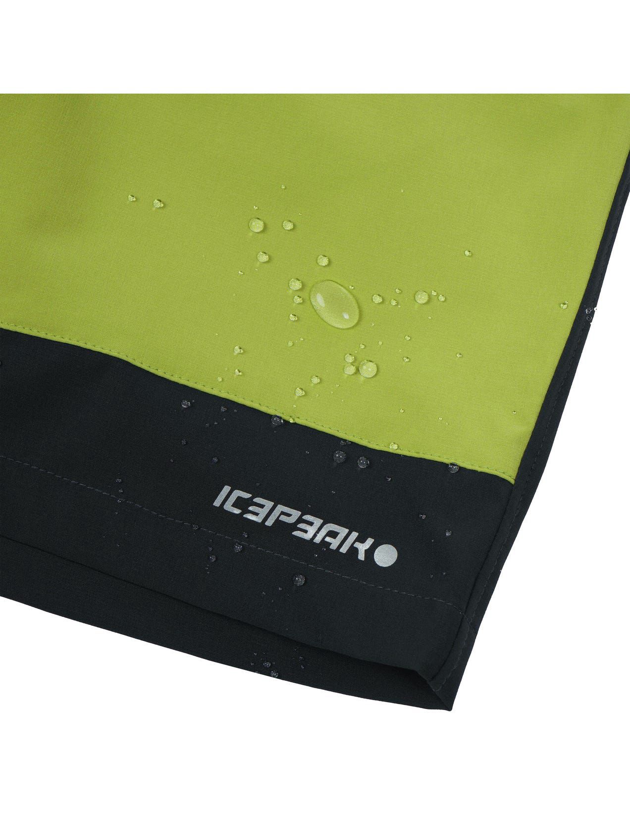 Green / Black Men Icepeak Batavia Shorts | USA-HBK346195