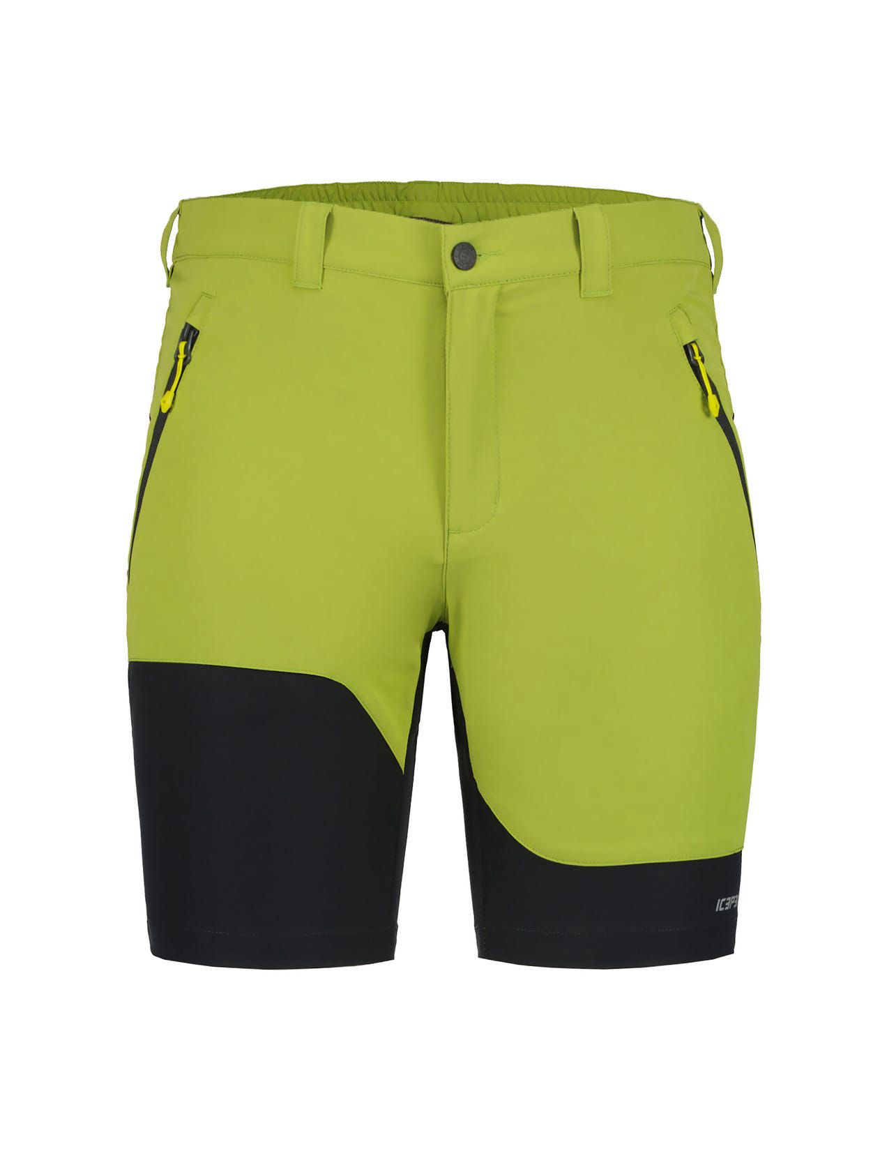 Green / Black Men Icepeak Batavia Shorts | USA-HBK346195