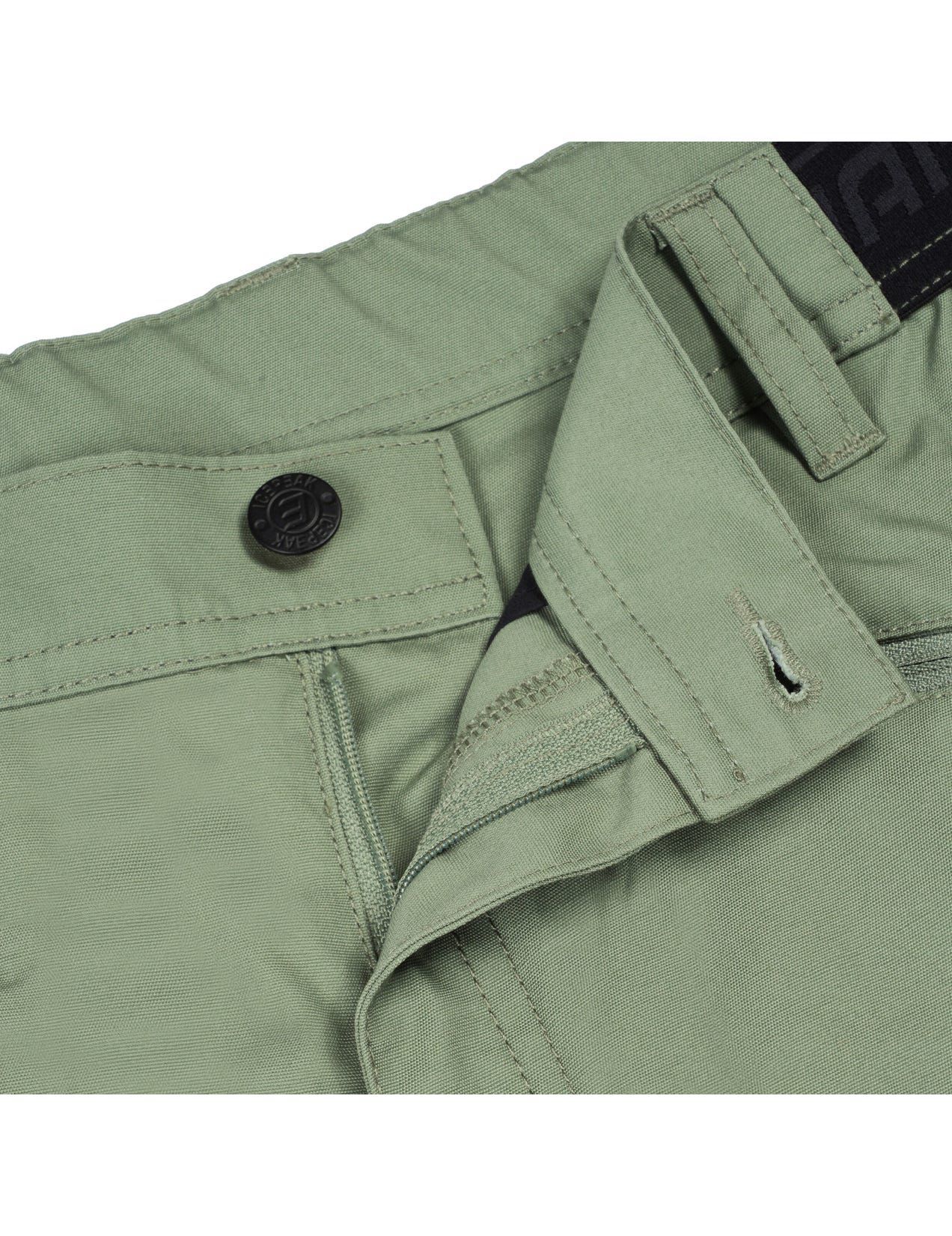 Green / Black Men Icepeak Mackville Shorts | USA-JIB217046