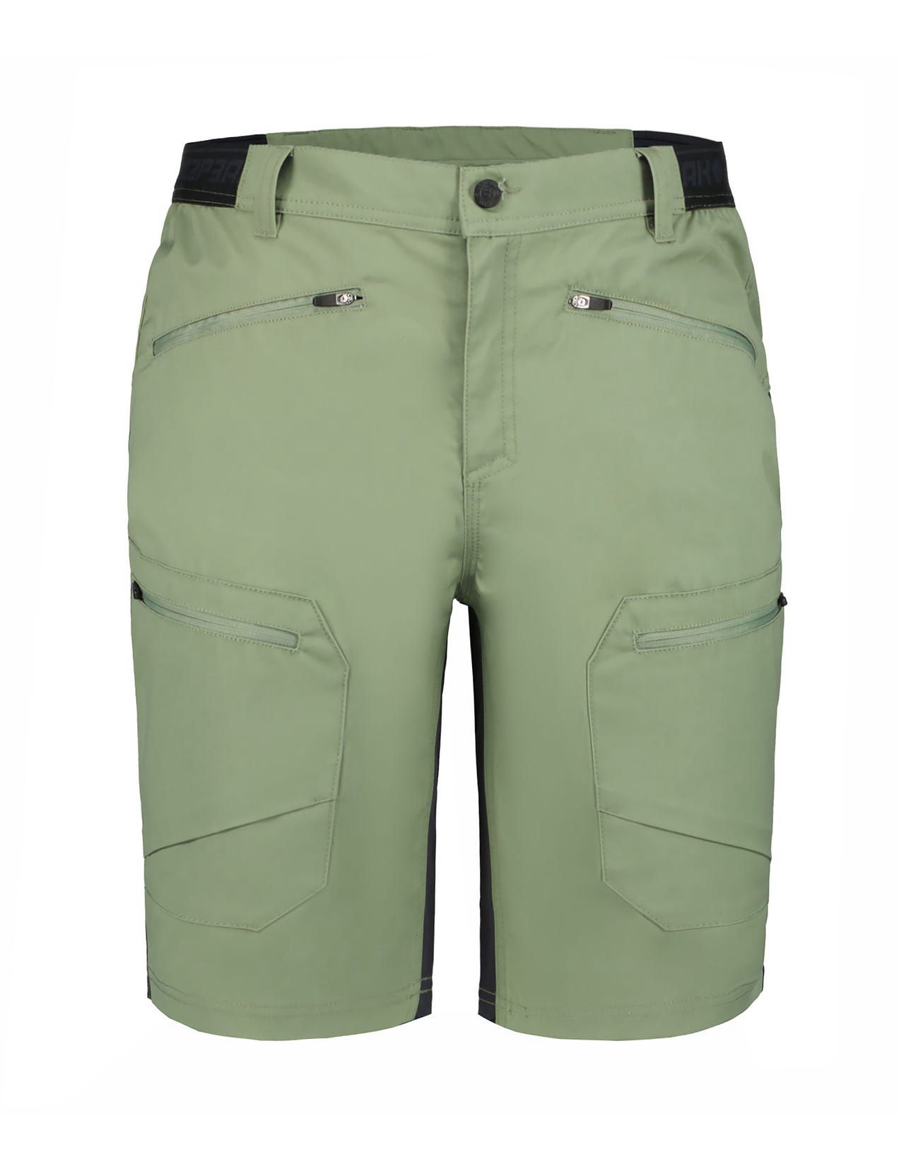 Green / Black Men Icepeak Mackville Shorts | USA-JIB217046