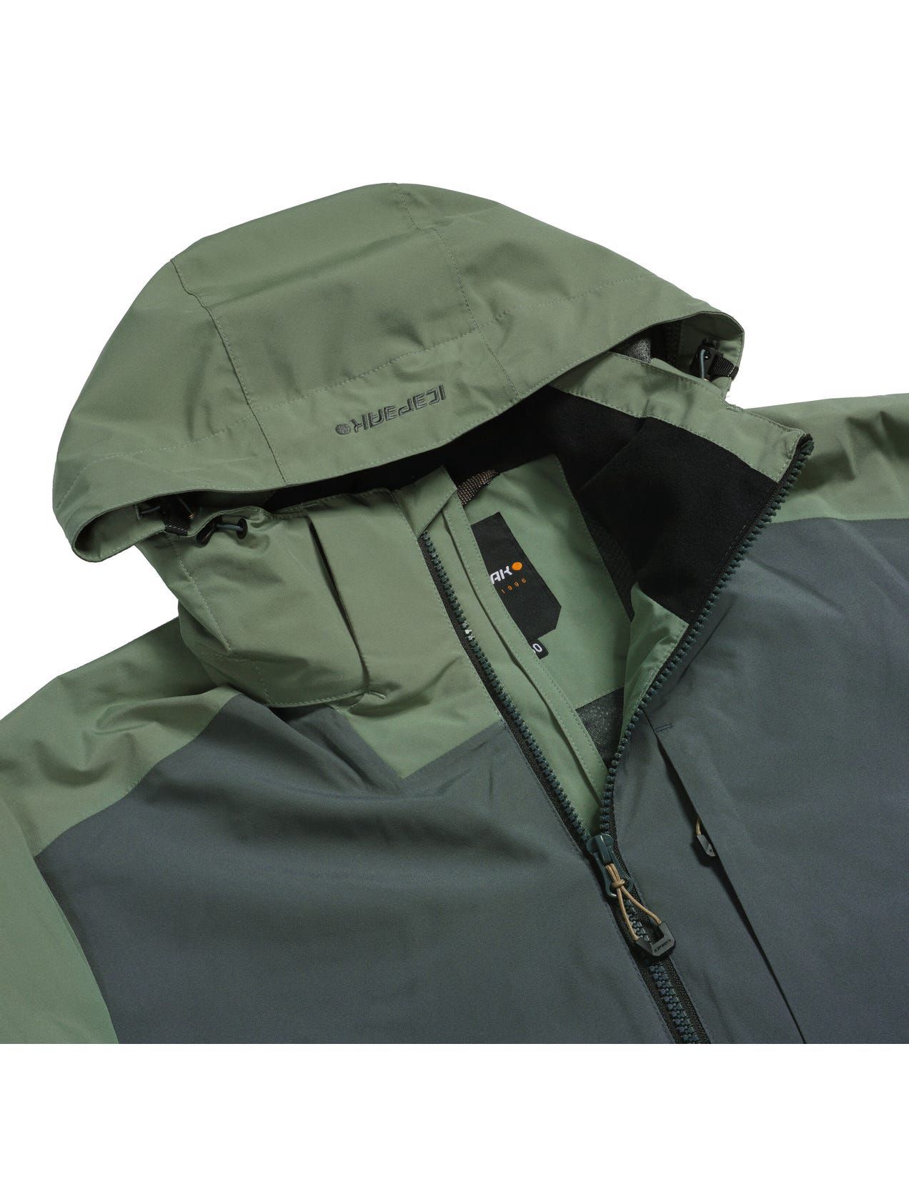 Green / Grey Men Icepeak Malchin Jacket | USA-TVD086752