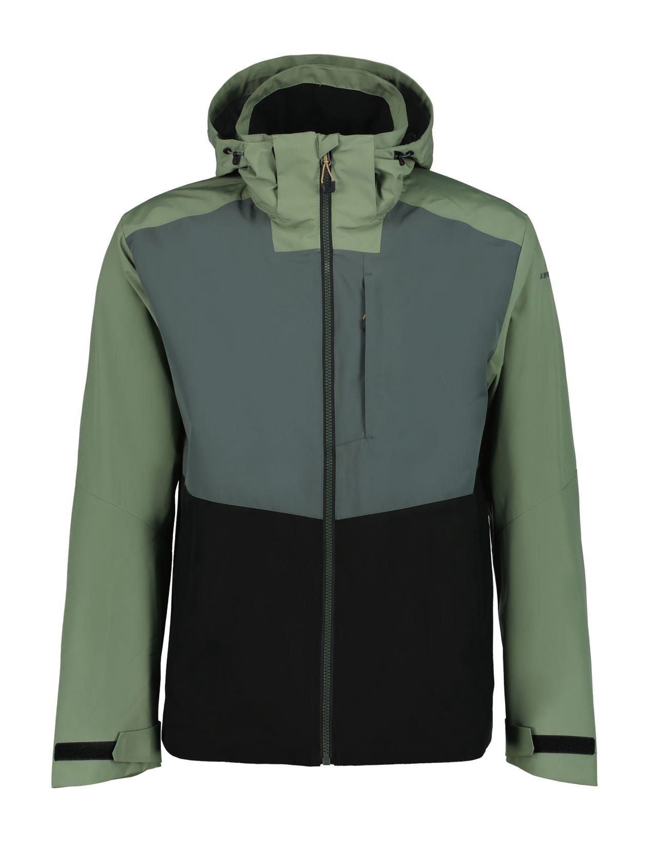 Green / Grey Men Icepeak Malchin Jacket | USA-TVD086752