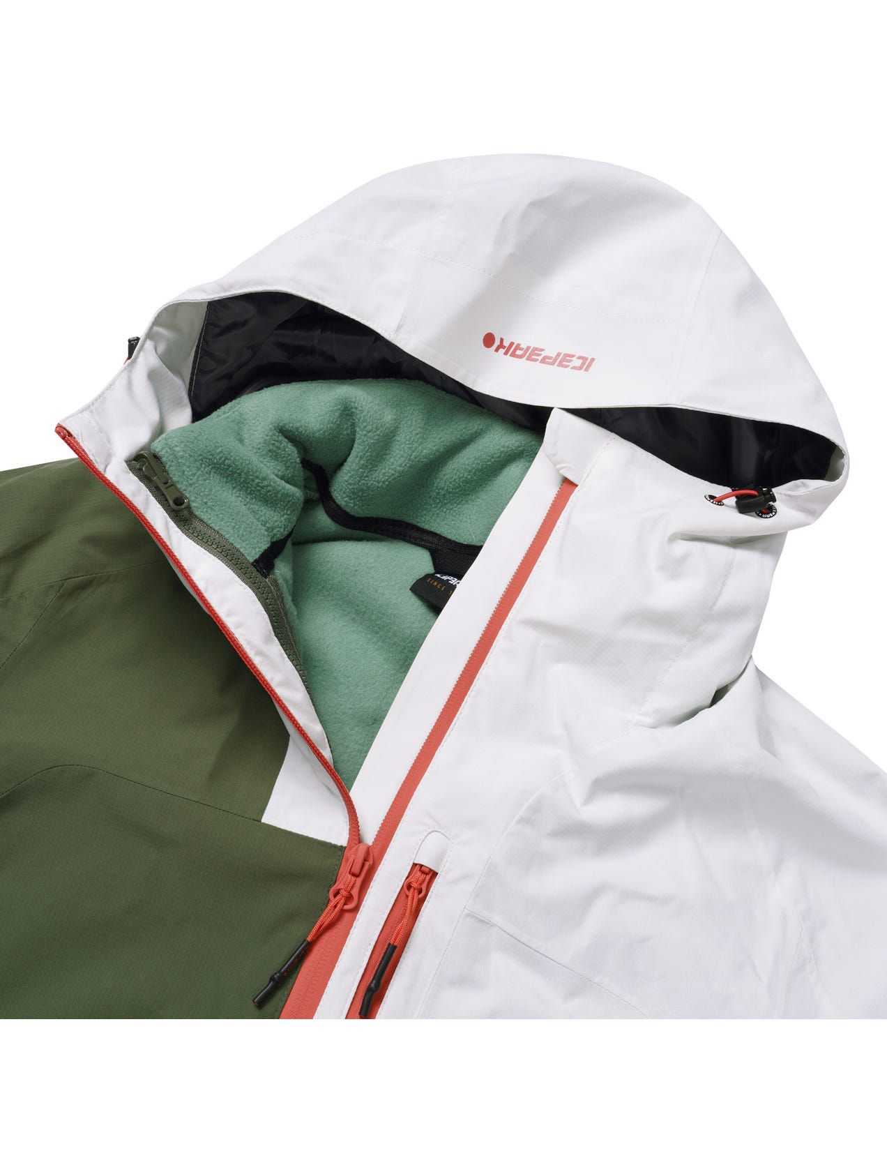 Green / White Women Icepeak Pasadena 3-in-1 Jacket | USA-FOV907836