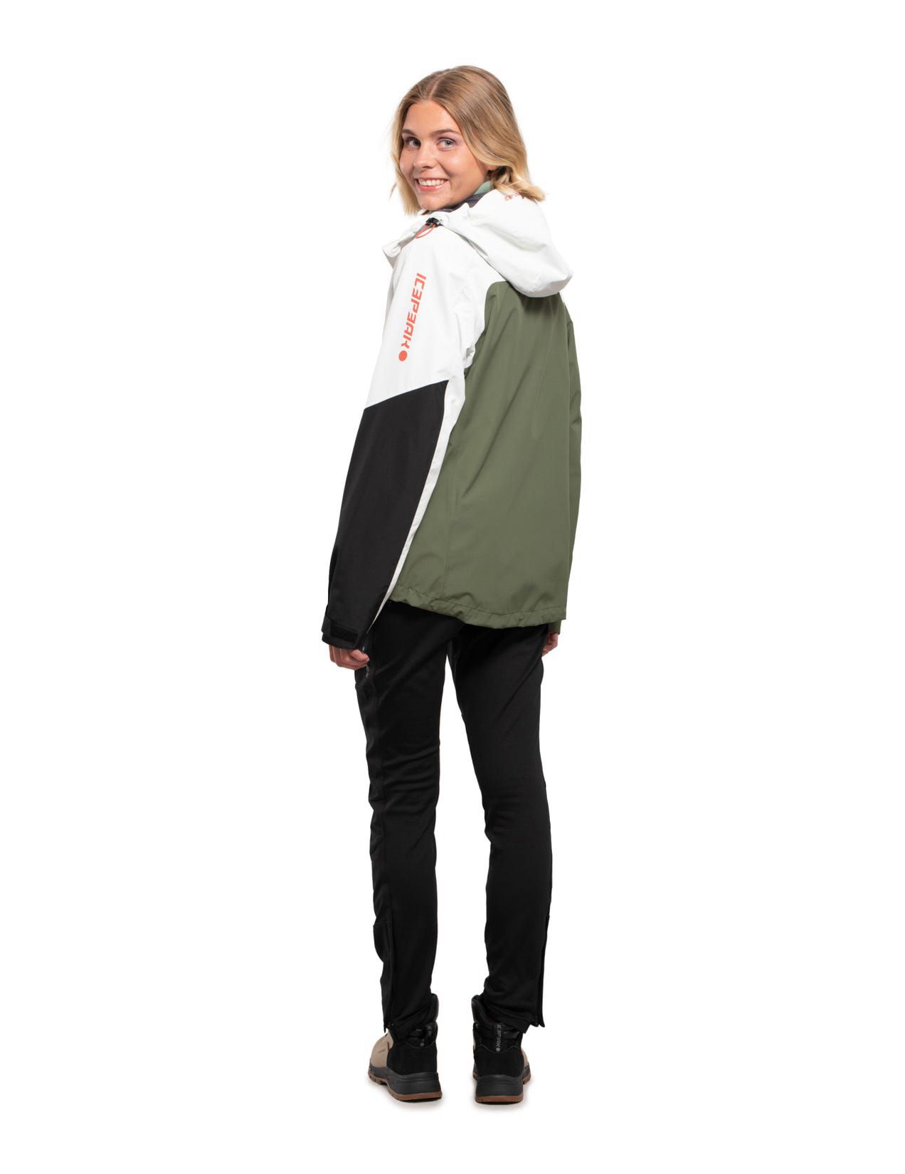 Green / White Women Icepeak Pasadena 3-in-1 Jacket | USA-FOV907836