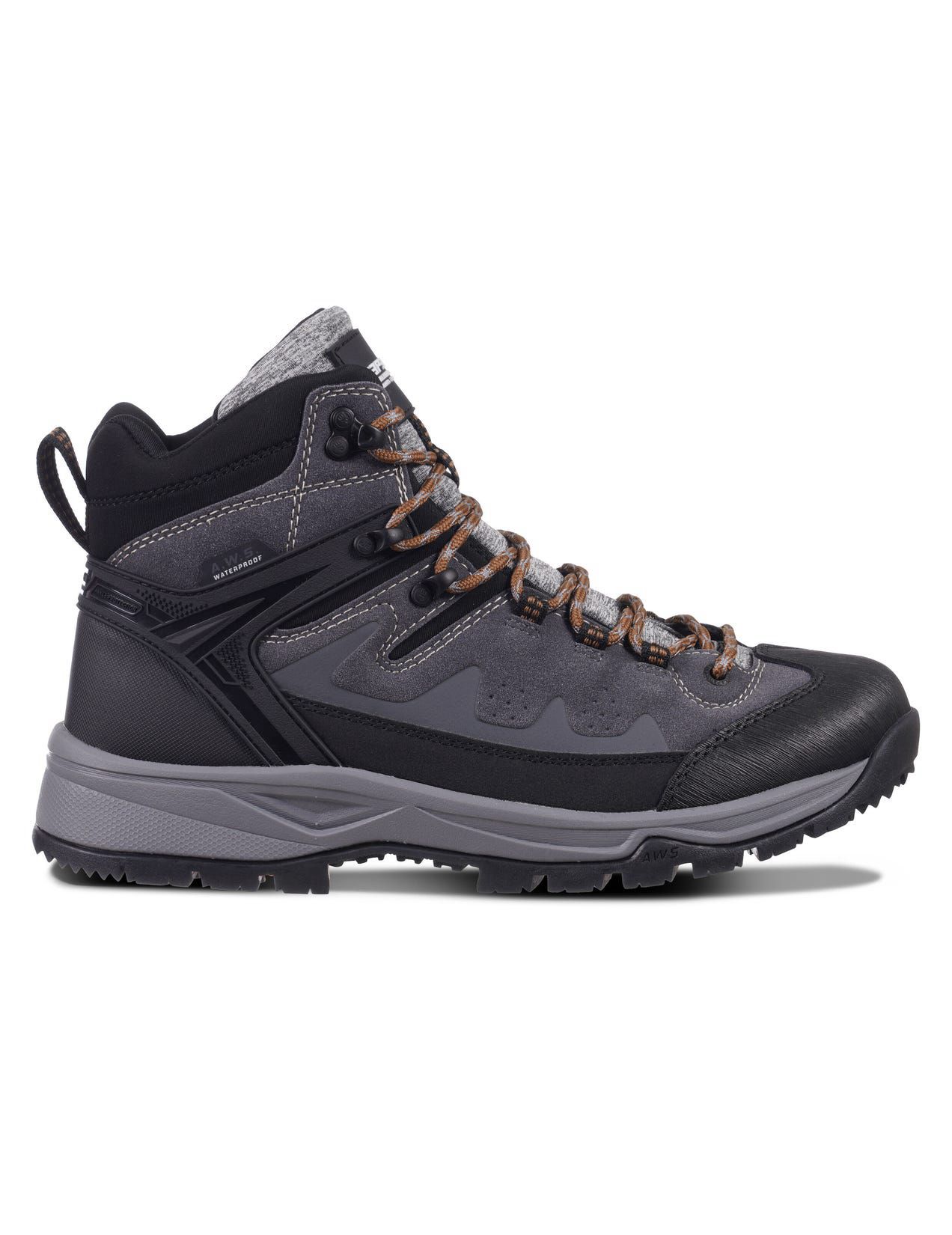 Grey Men Icepeak Wynnes Mid-cut Hiking Boots | USA-OWR603914