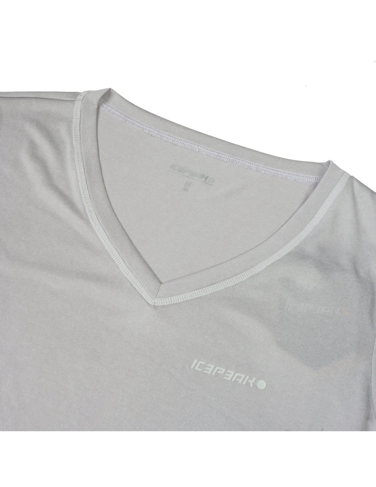 Grey Women Icepeak Beasley T-Shirt | USA-SFD816475