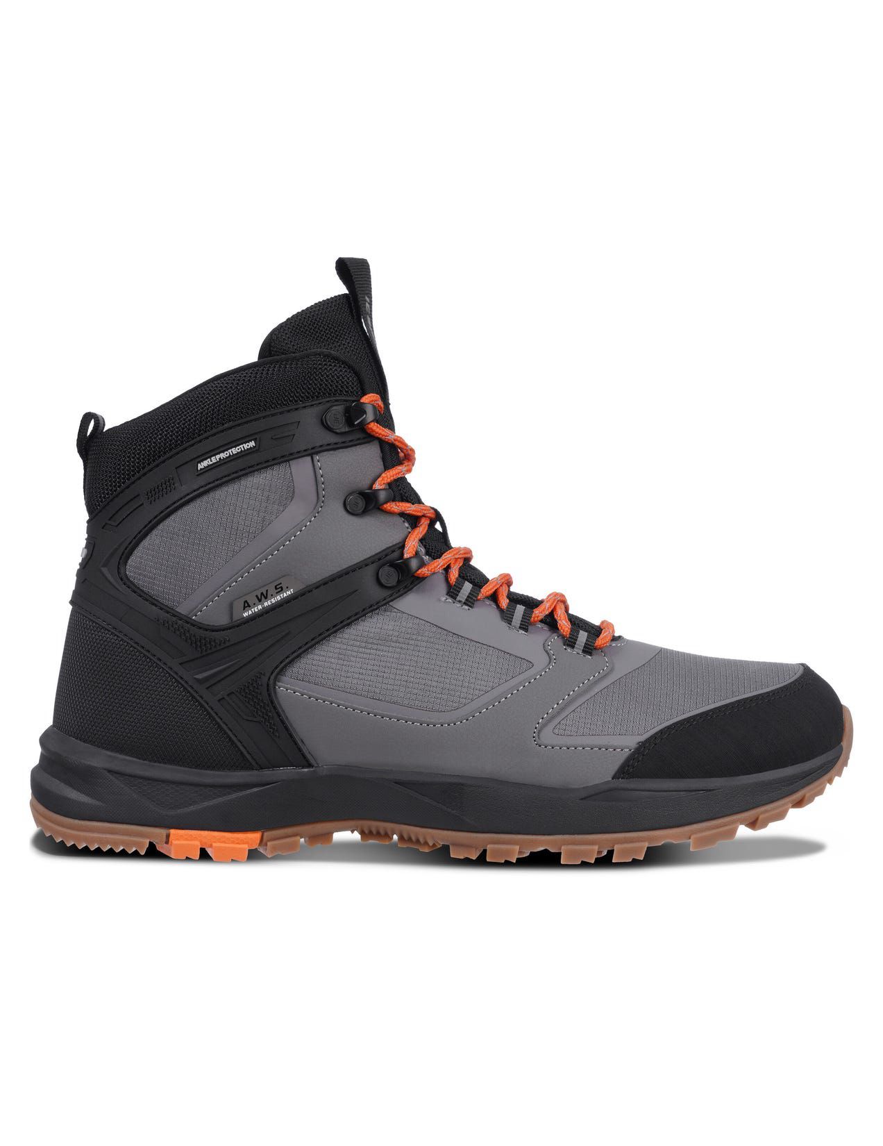 Grey / Black Men Icepeak Agadir2 Outdoor Hiking Shoes | USA-XSY485067