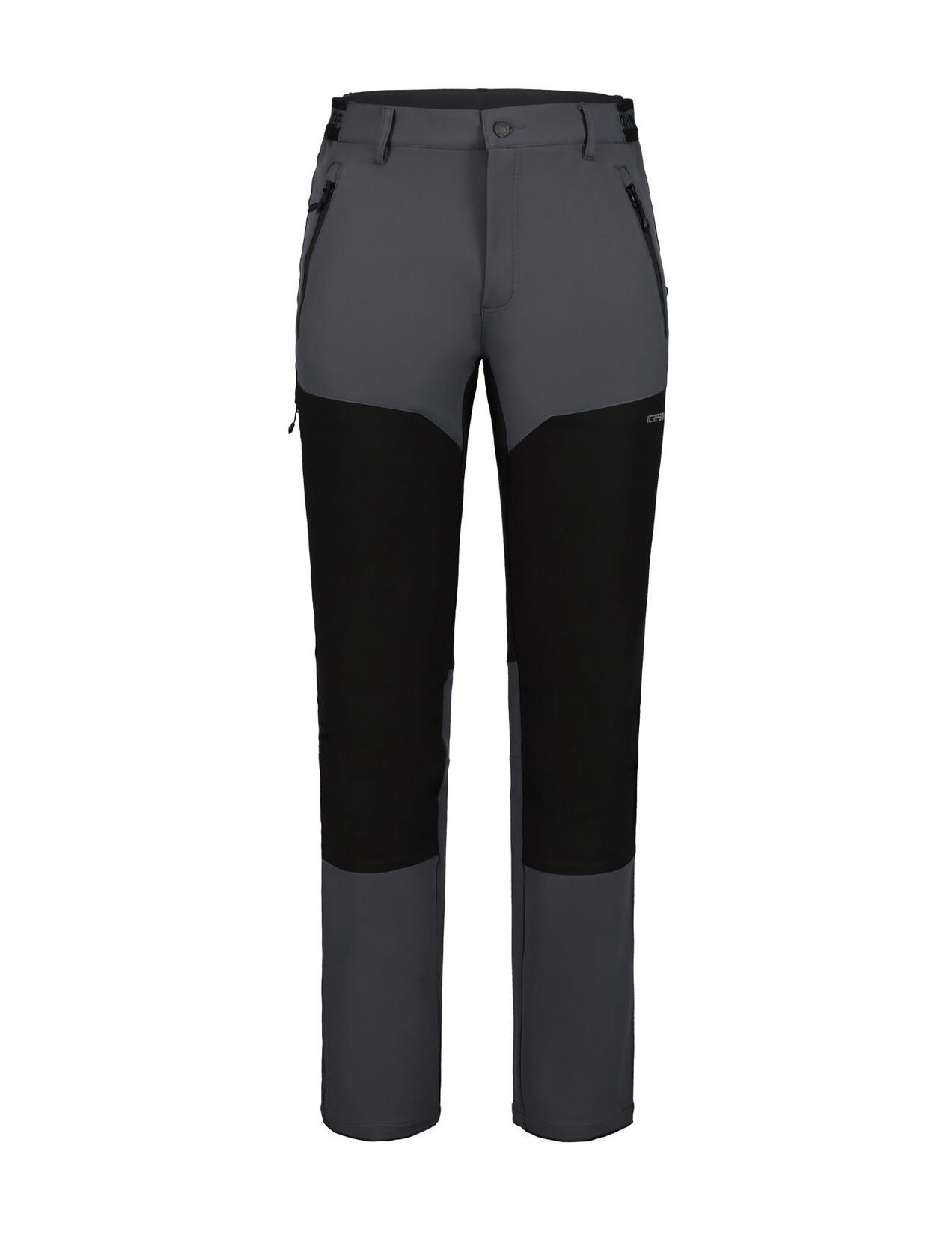 Grey / Black Men Icepeak Belgrade Pants | USA-XCS201635