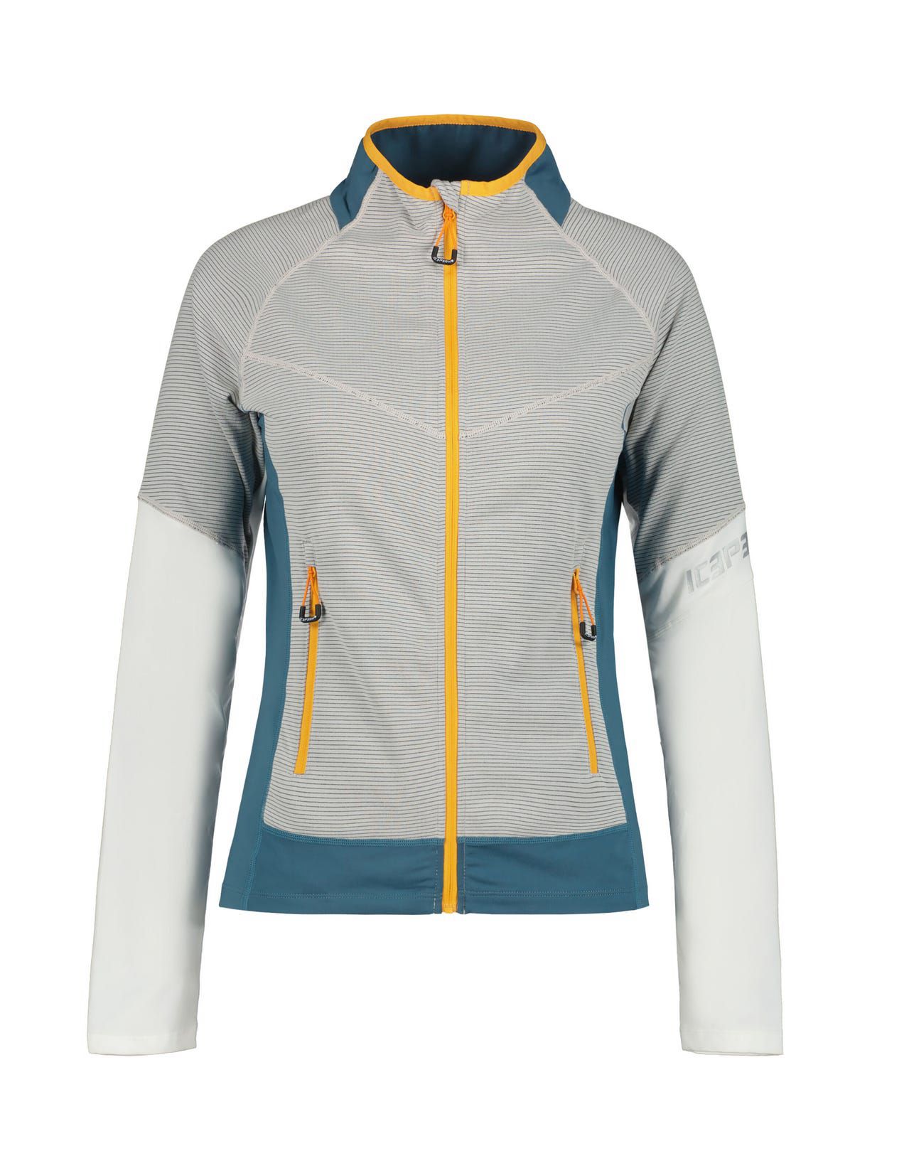 Grey / Blue Women Icepeak Donnelly Midlayer Jacket | USA-MSL651892