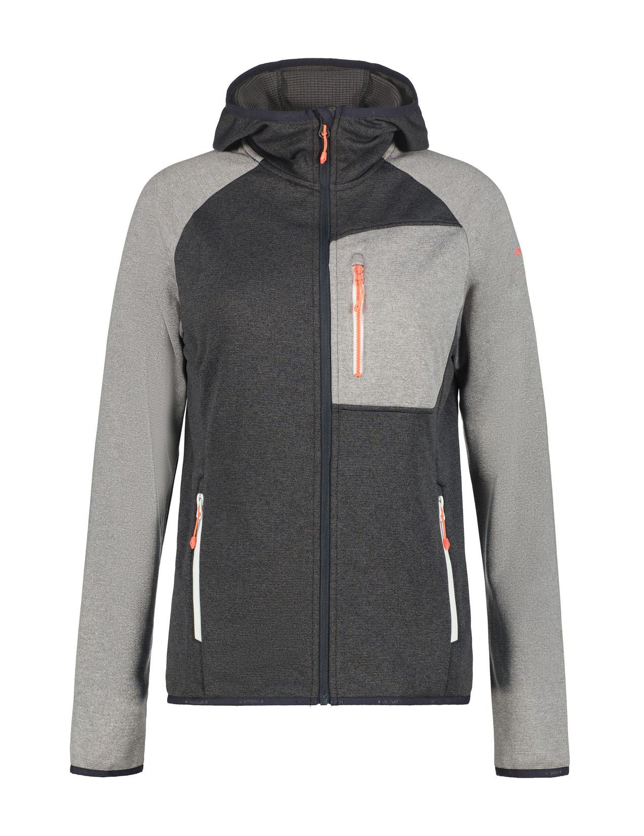 Grey / Dark Grey Women Icepeak Banks Midlayer Jacket | USA-BJW408631