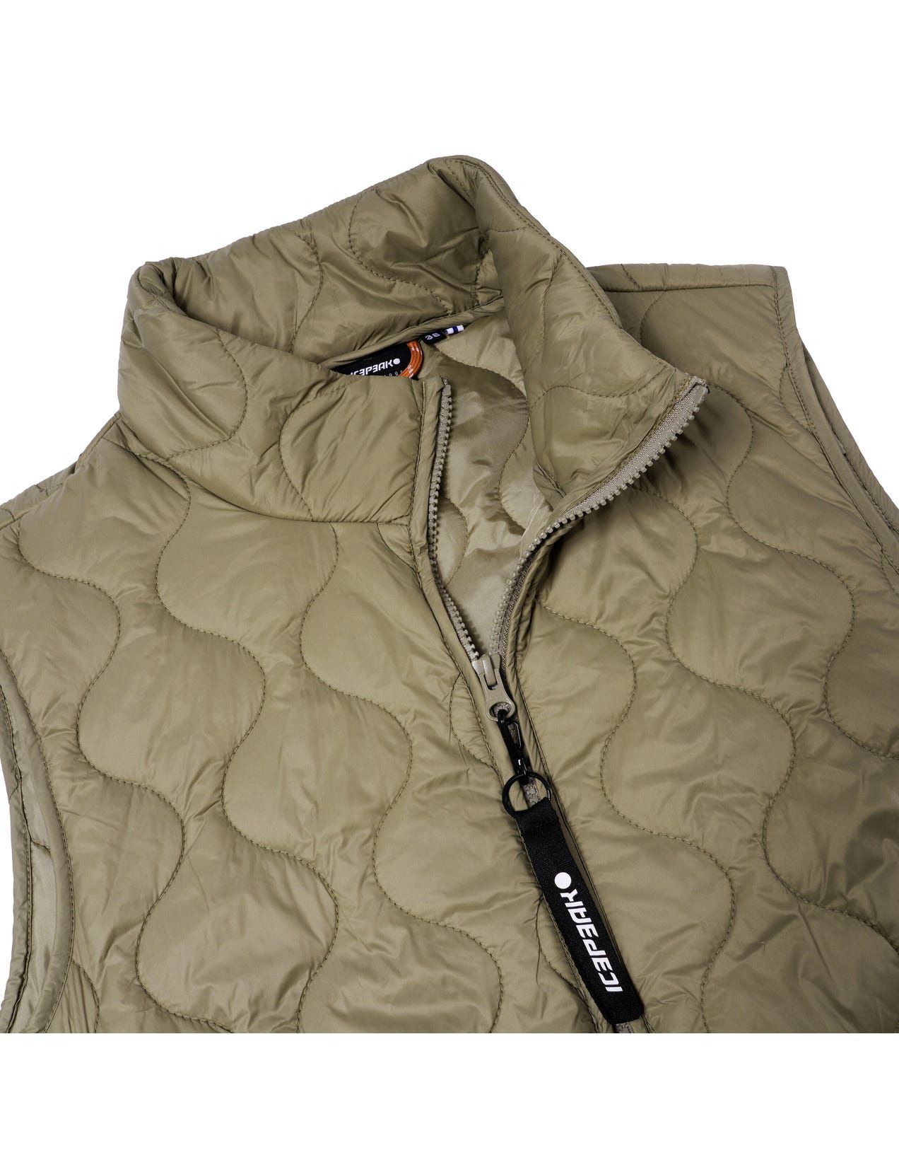 Khaki Women Icepeak Aalean Vest | USA-JML396501