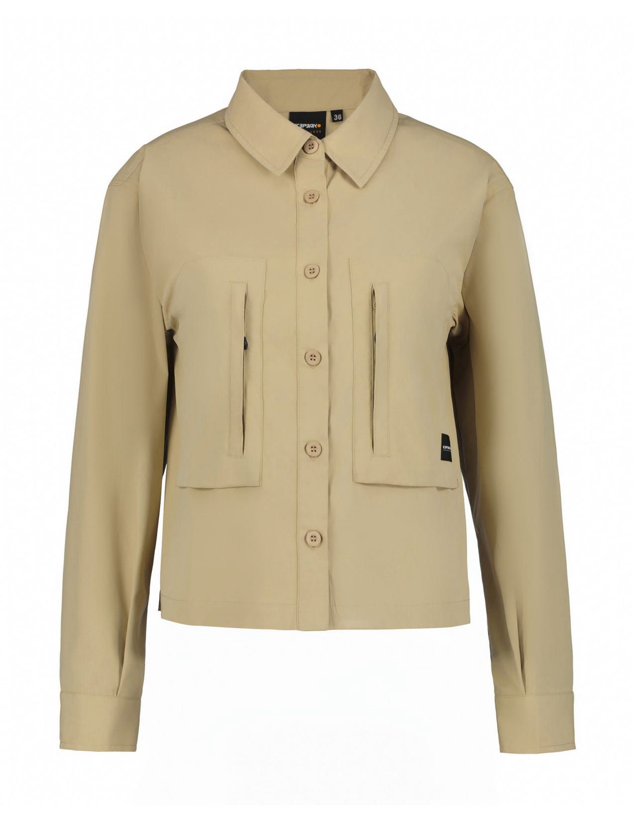 Khaki Women Icepeak Moline Shirts | USA-QMD623814