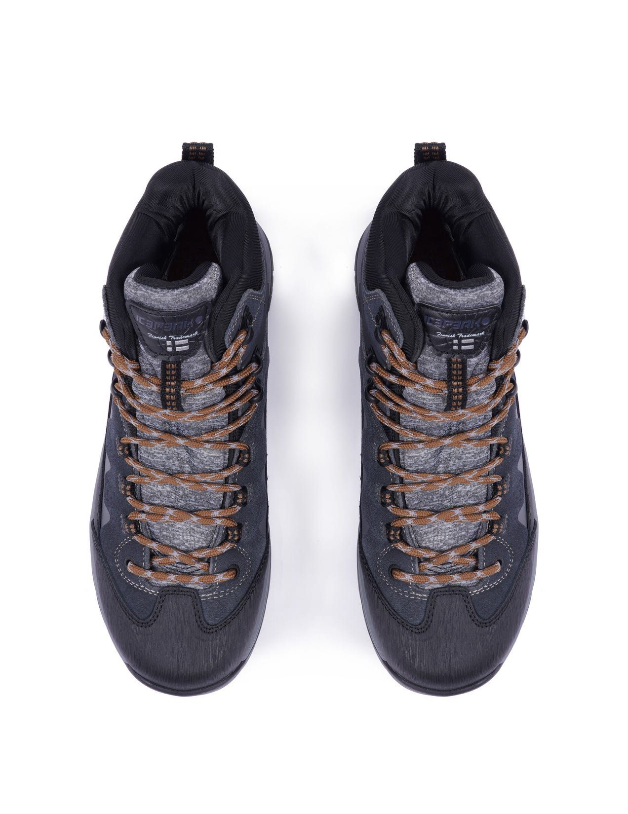 Lead-grey Men Icepeak Wynne Mid-cut Hiking Shoes | USA-OAI961748