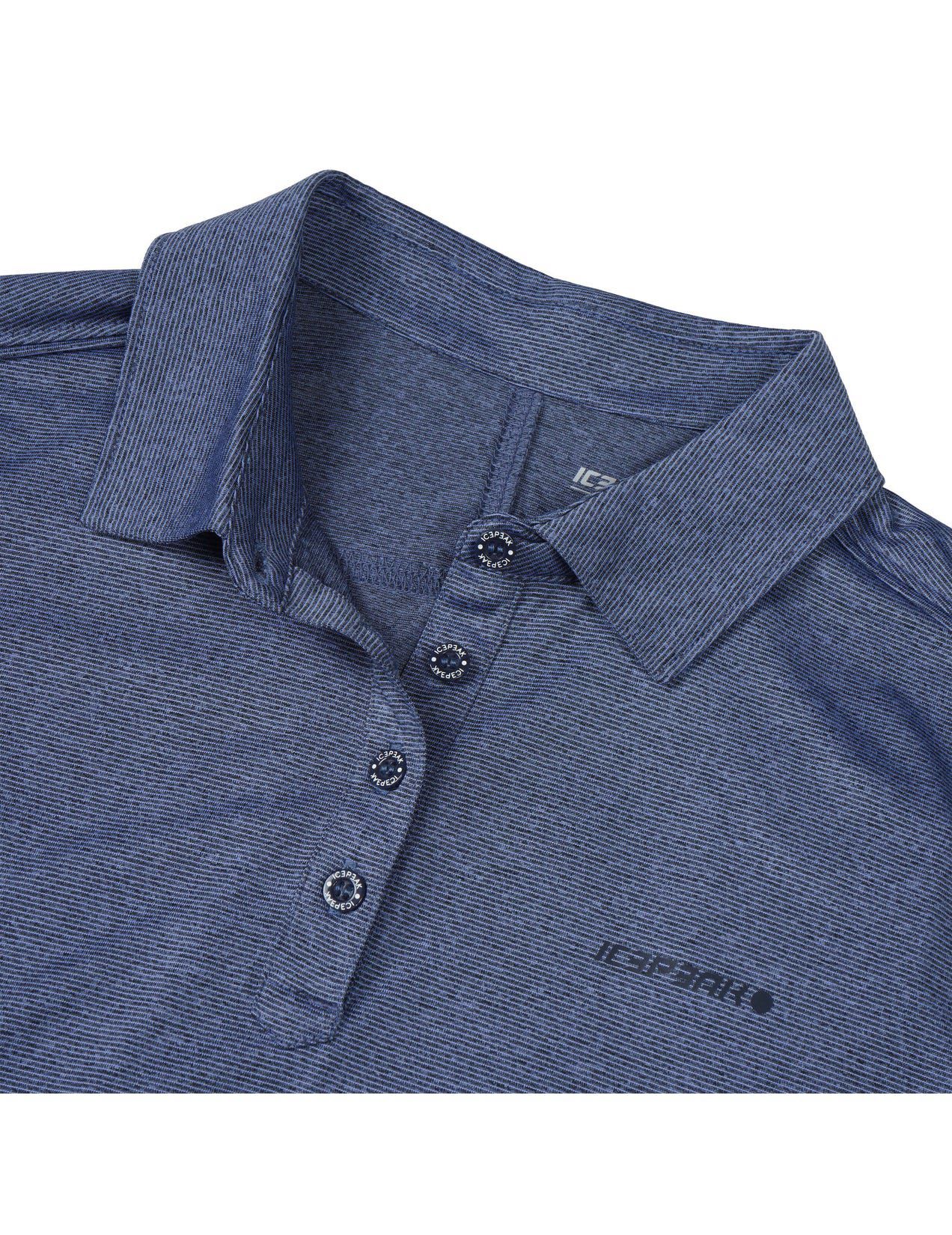 Light Blue Women Icepeak Browning Polo Shirt | USA-IOC128704