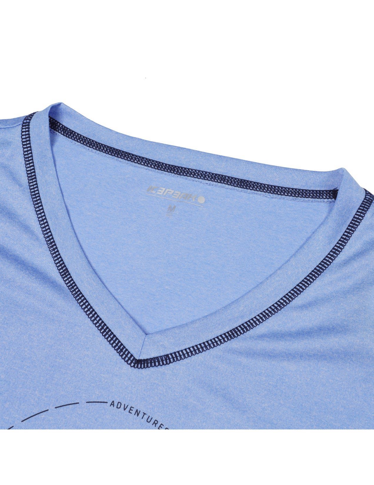 Light Blue Women Icepeak Burnham T-Shirt | USA-YNI187240