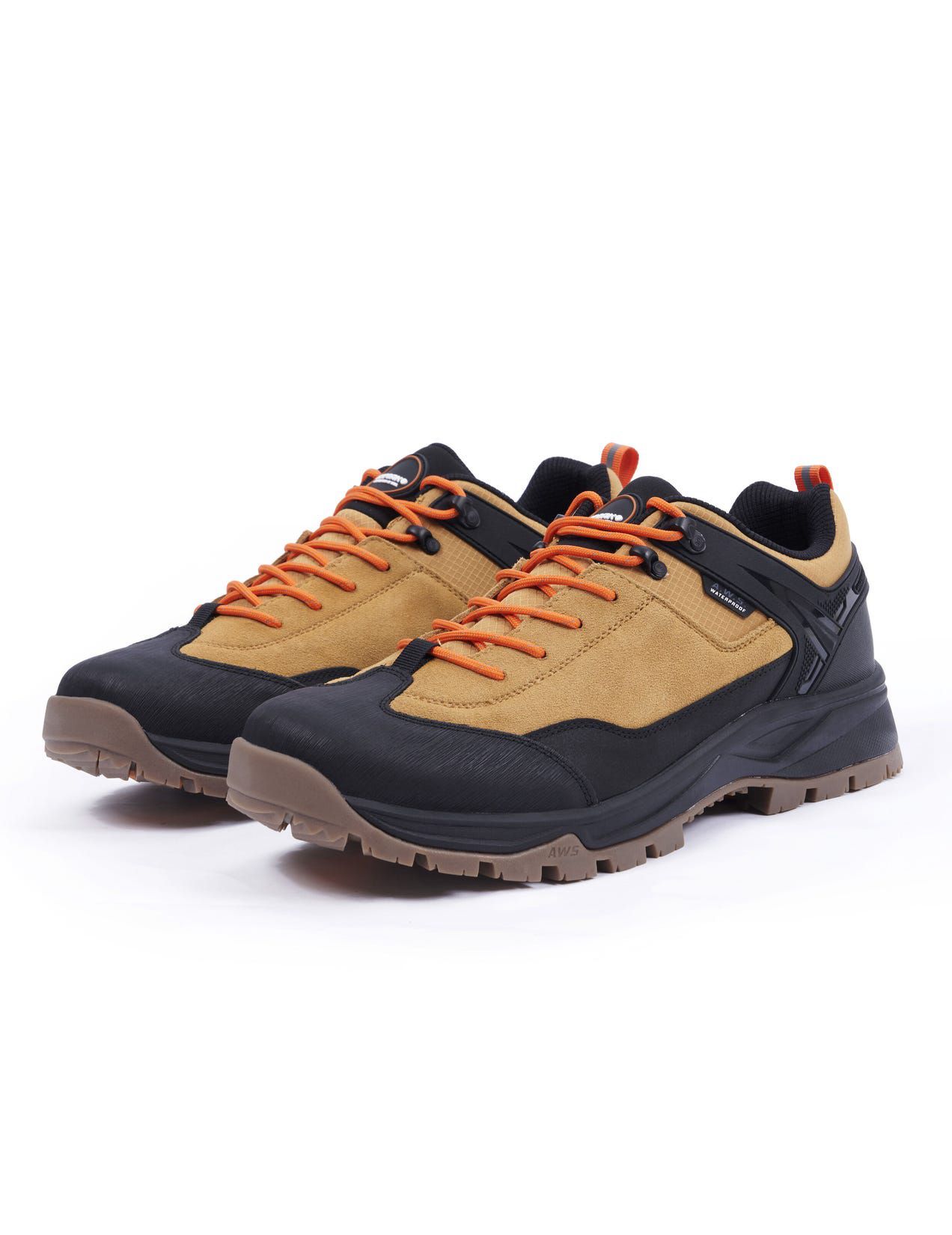 Light Brown / Black Men Icepeak Abai Low-cut Hiking Shoes | USA-YEP541806