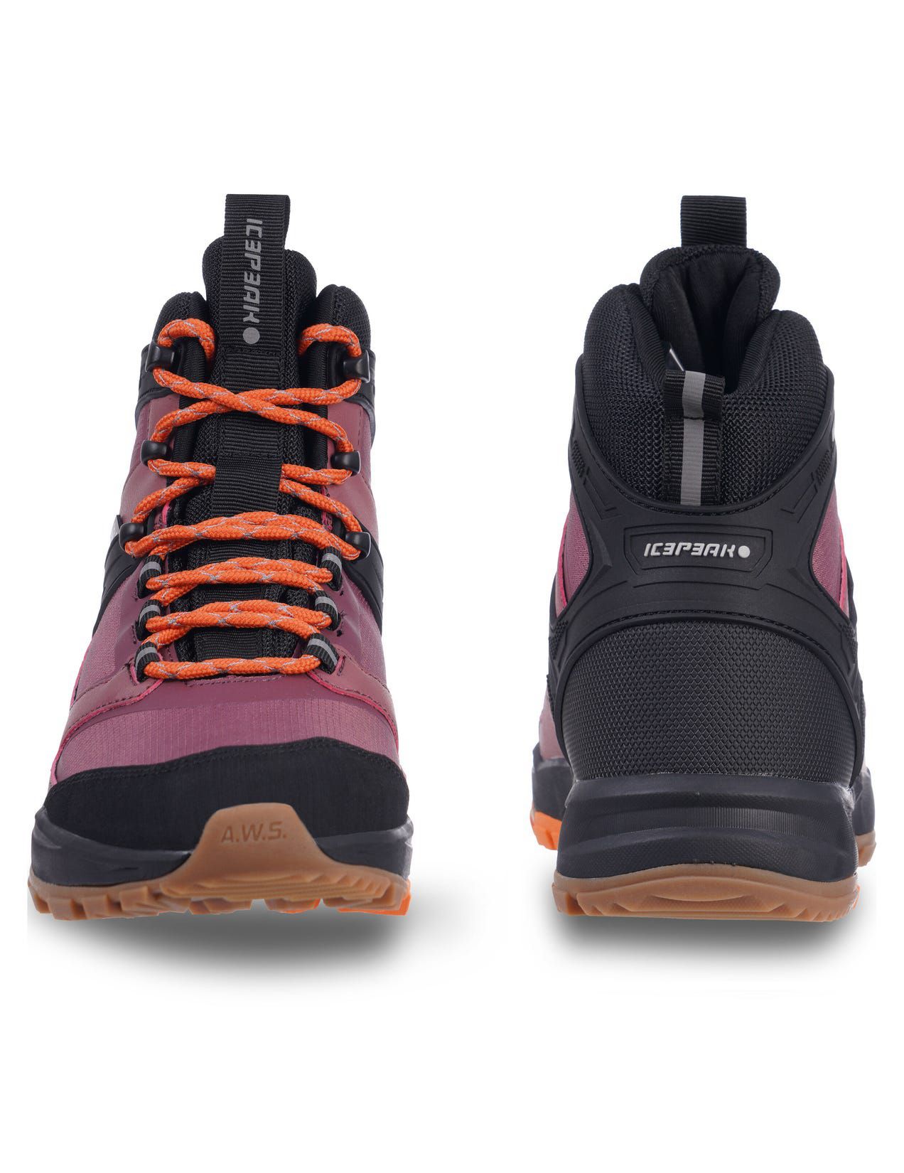 Light Burgundy / Black Women Icepeak Agadir2 Outdoor Hiking Boots | USA-YPH809512