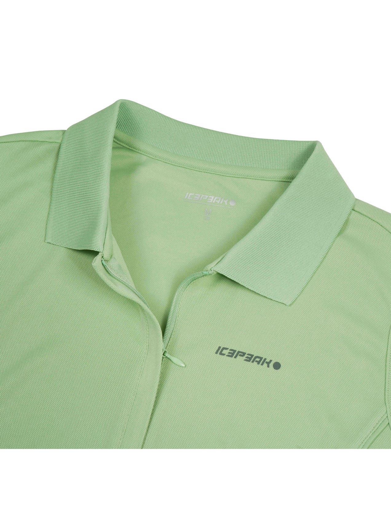 Light Green Women Icepeak Bazine Polo Shirt | USA-VWL479356