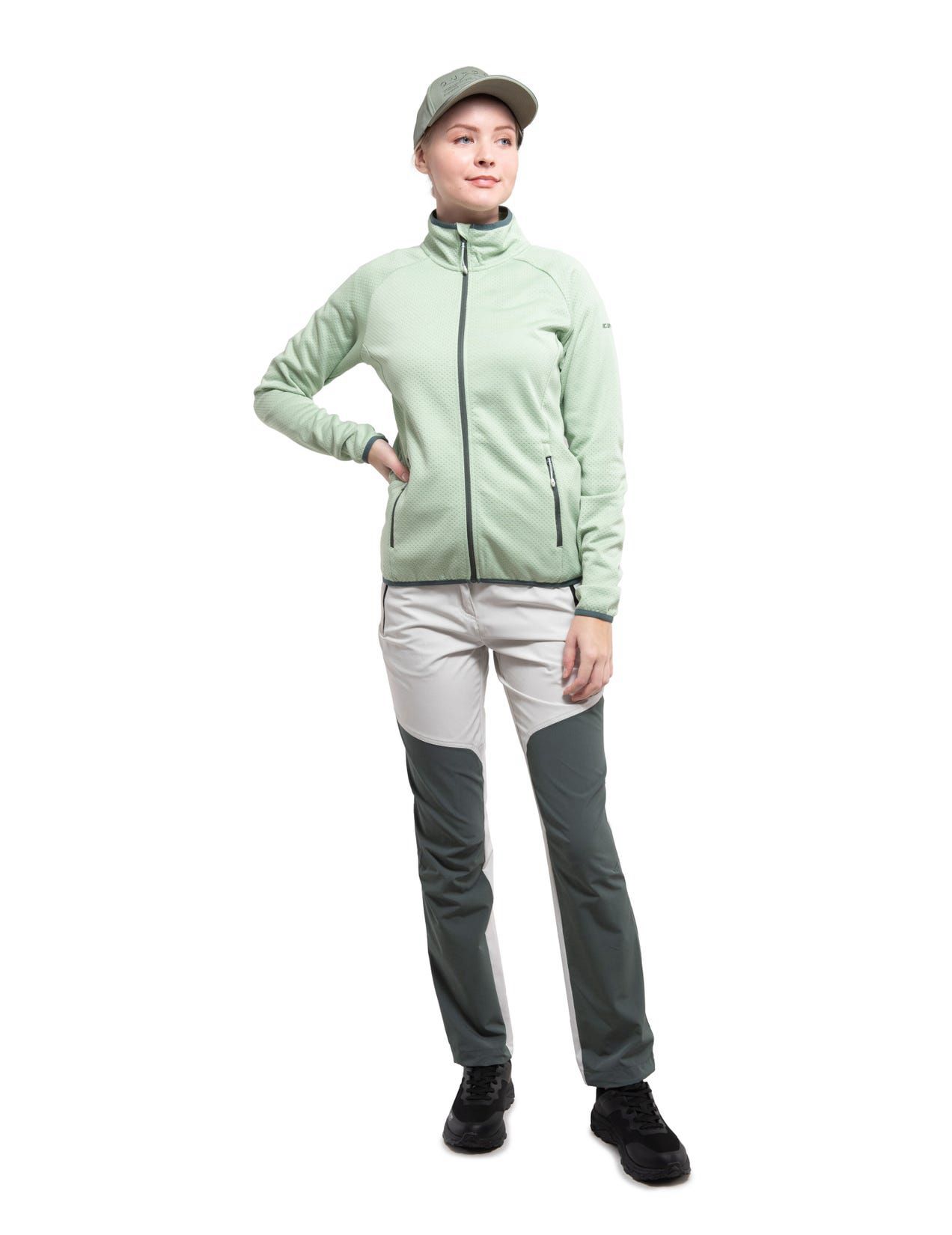 Light Green Women Icepeak Briancon Midlayer Jacket | USA-HIE340285