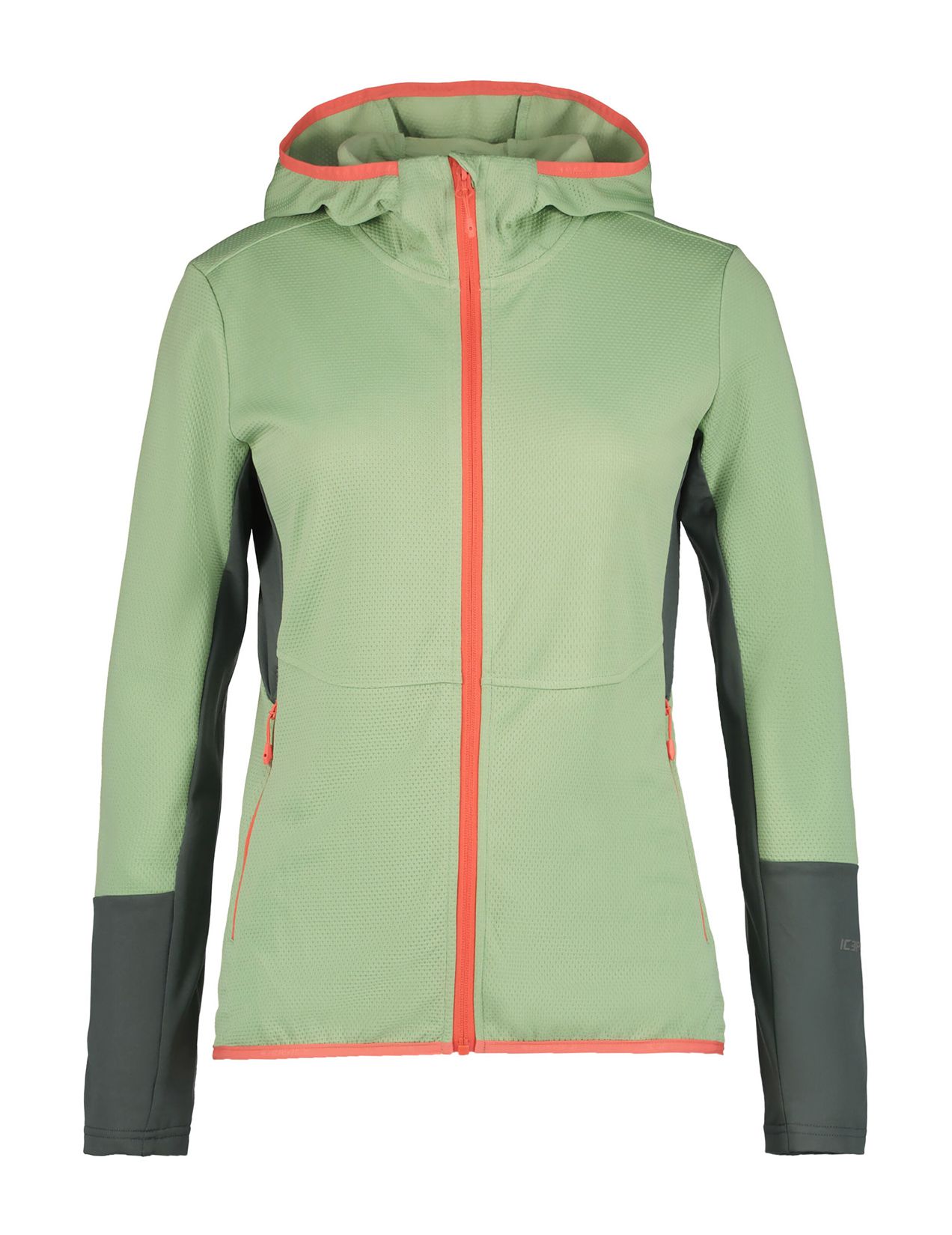 Light Green Women Icepeak Burgau Midlayer Jacket | USA-NDR065931