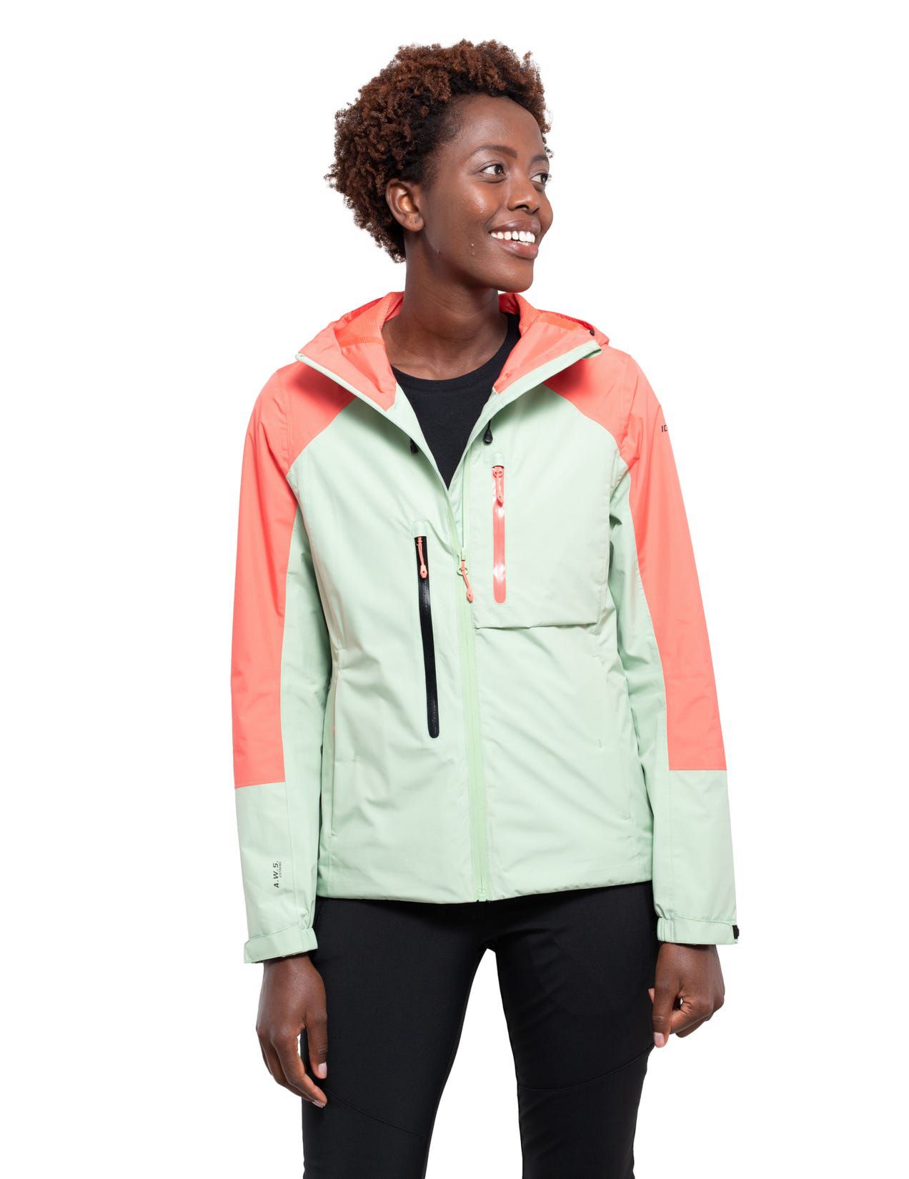 Light Green / Coral Women Icepeak Bentonia Jacket | USA-FHT072534