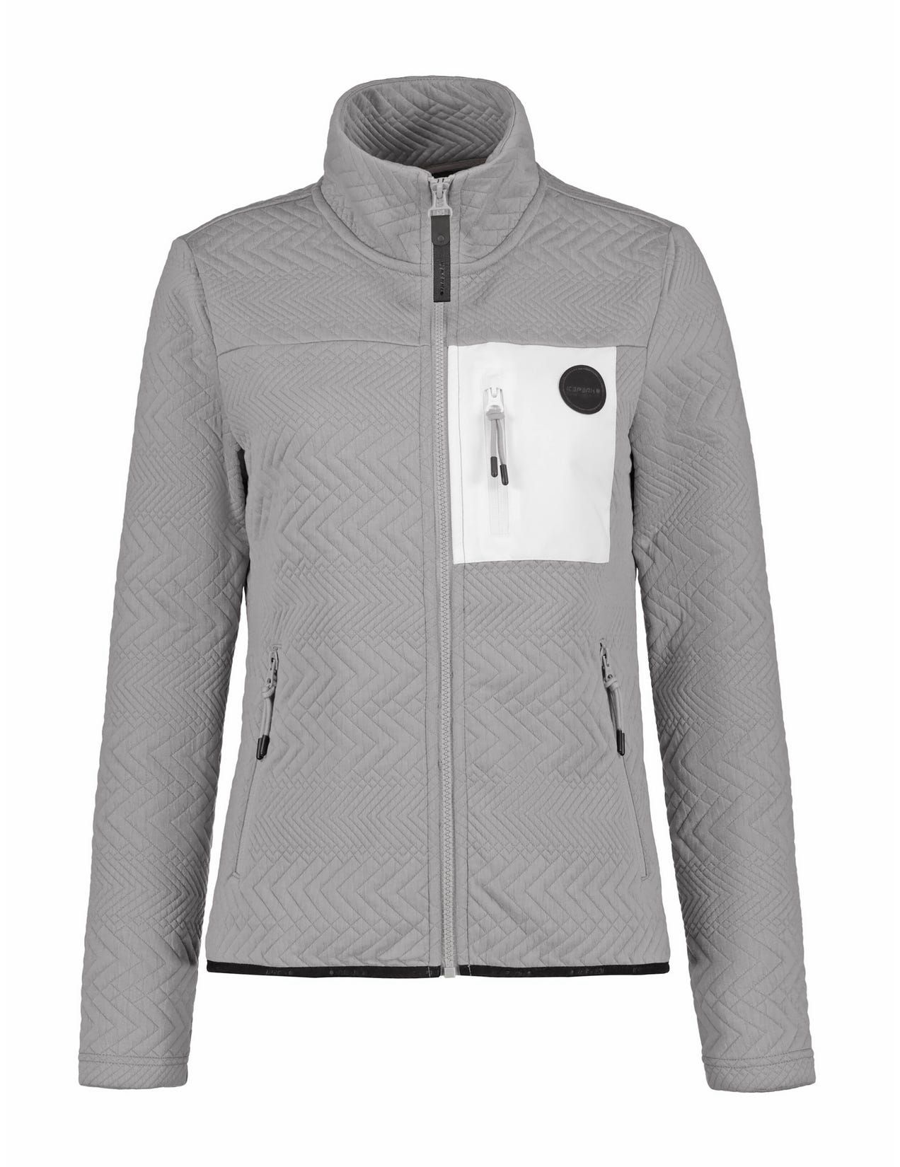 Light Grey Women Icepeak Amenia Midlayer Jacket | USA-SHG087934