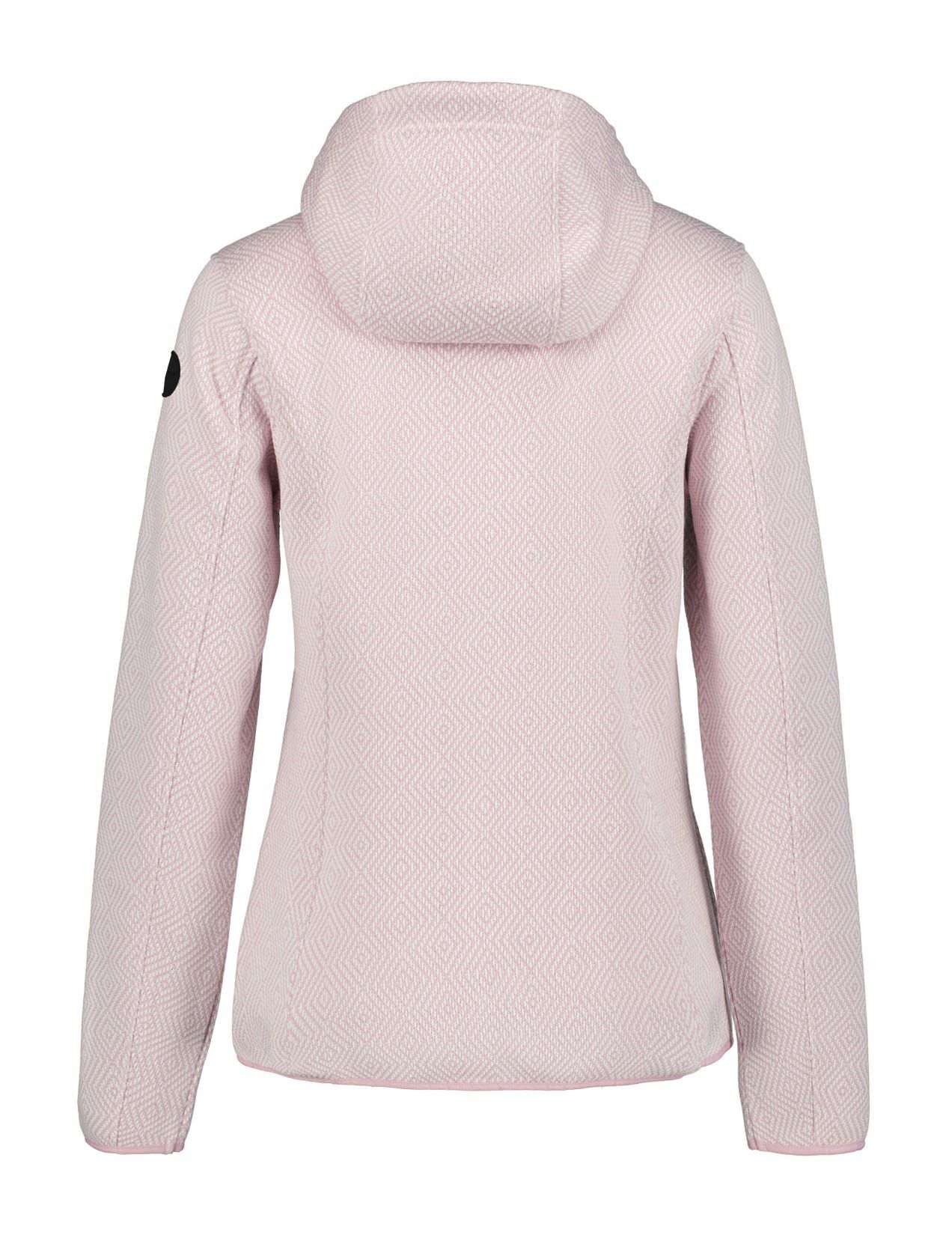 Light Pink Women Icepeak Auen Hooded Midlayer Jacket | USA-TNZ023867