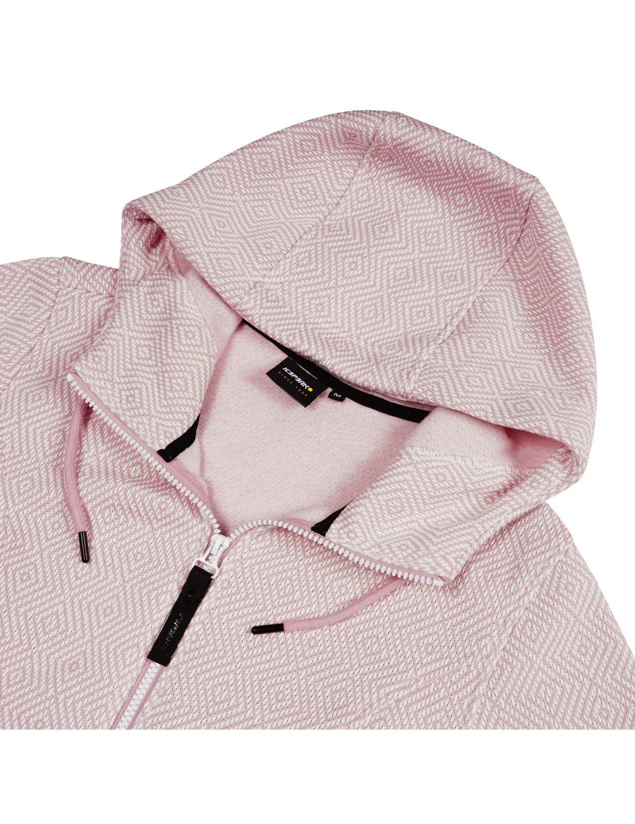 Light Pink Women Icepeak Auen Hooded Midlayer Jacket | USA-TNZ023867