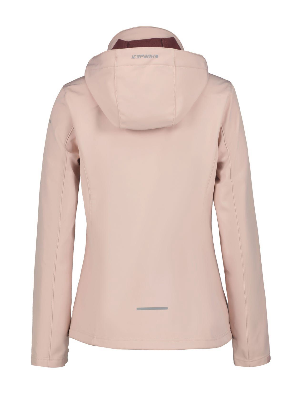 Light Pink Women Icepeak Brenham Light Softshell Jacket | USA-KSE648750