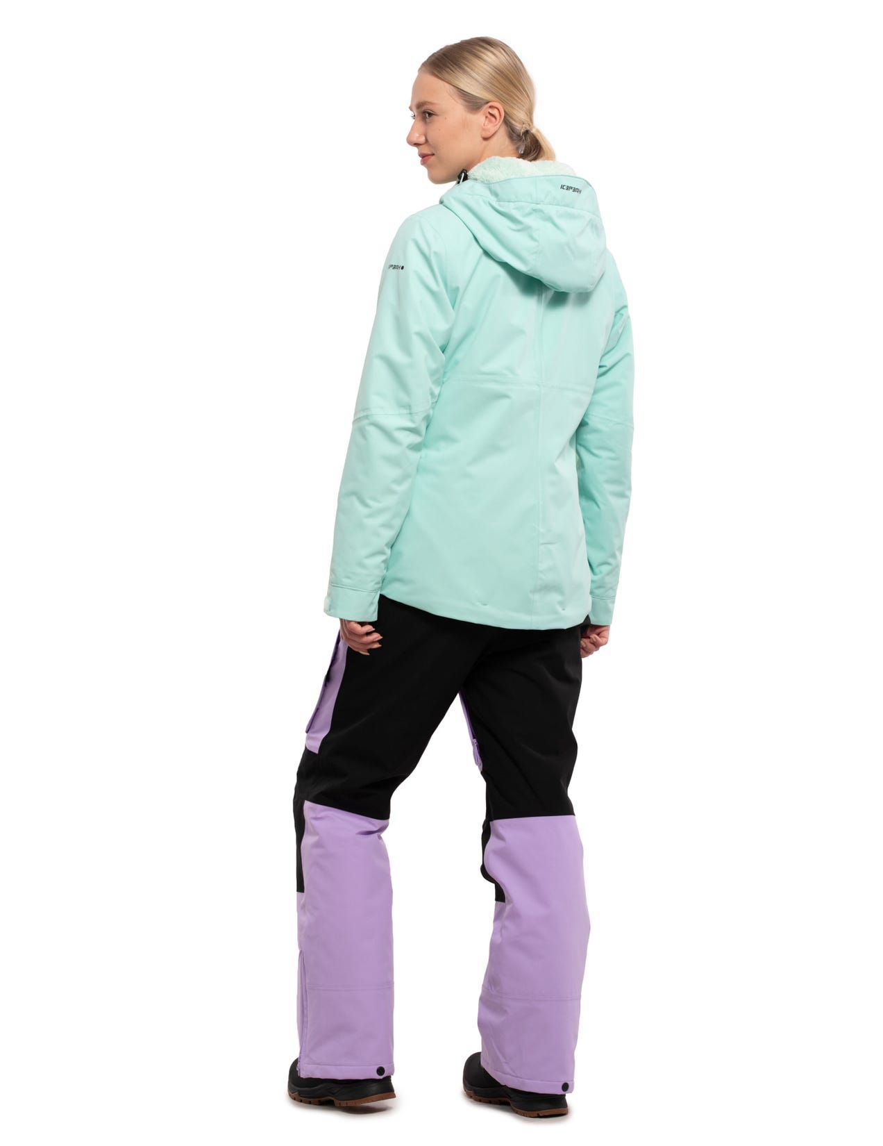 Light Turquoise Women Icepeak Cathay Waterproof Insulated Ski Jacket | USA-WGT985402