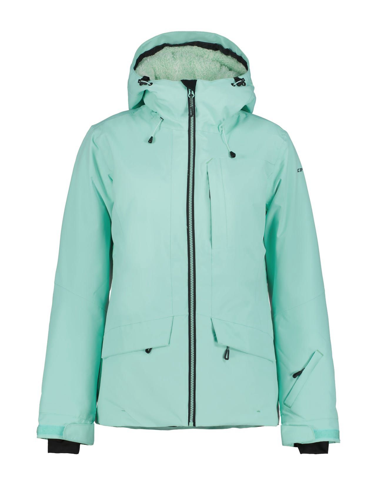 Light Turquoise Women Icepeak Cathay Waterproof Insulated Ski Jacket | USA-WGT985402