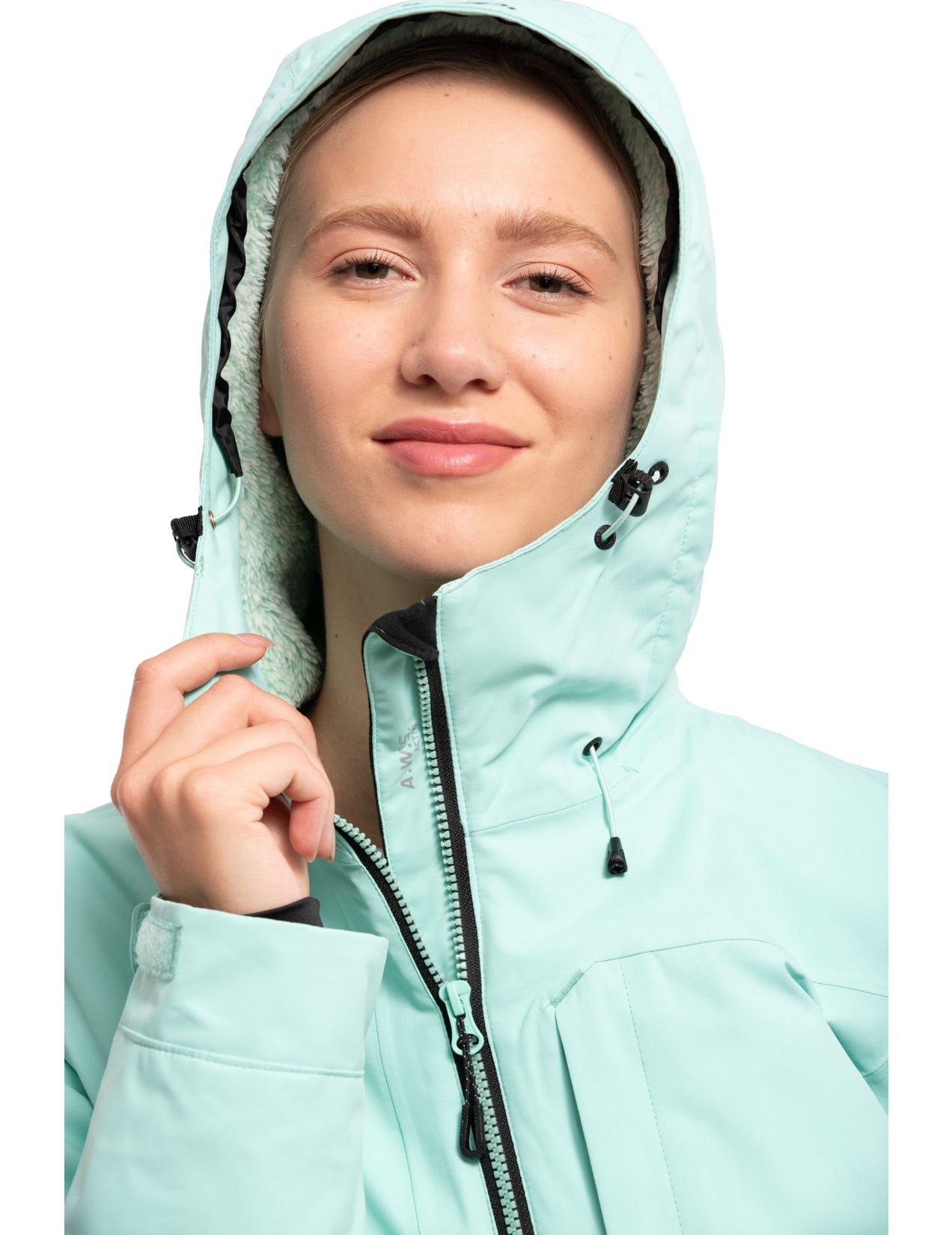 Light Turquoise Women Icepeak Cathay Waterproof Insulated Ski Jacket | USA-WGT985402