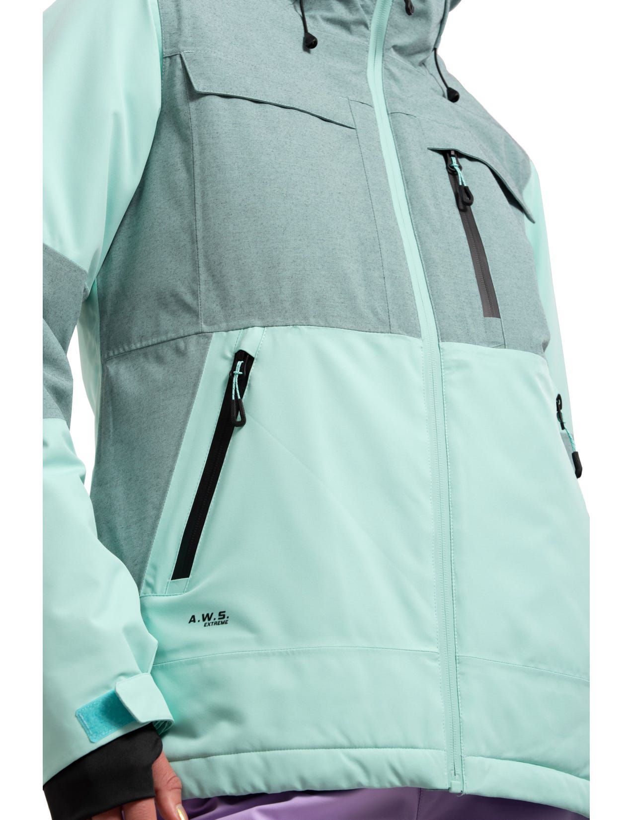 Light Turquoise Women Icepeak Cavour Ski Jacket | USA-XPZ736495