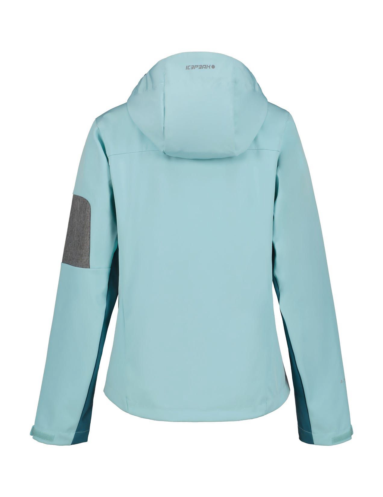 Light Turquoise / Grey Women Icepeak Burley Softshell Jacket | USA-BCW173658