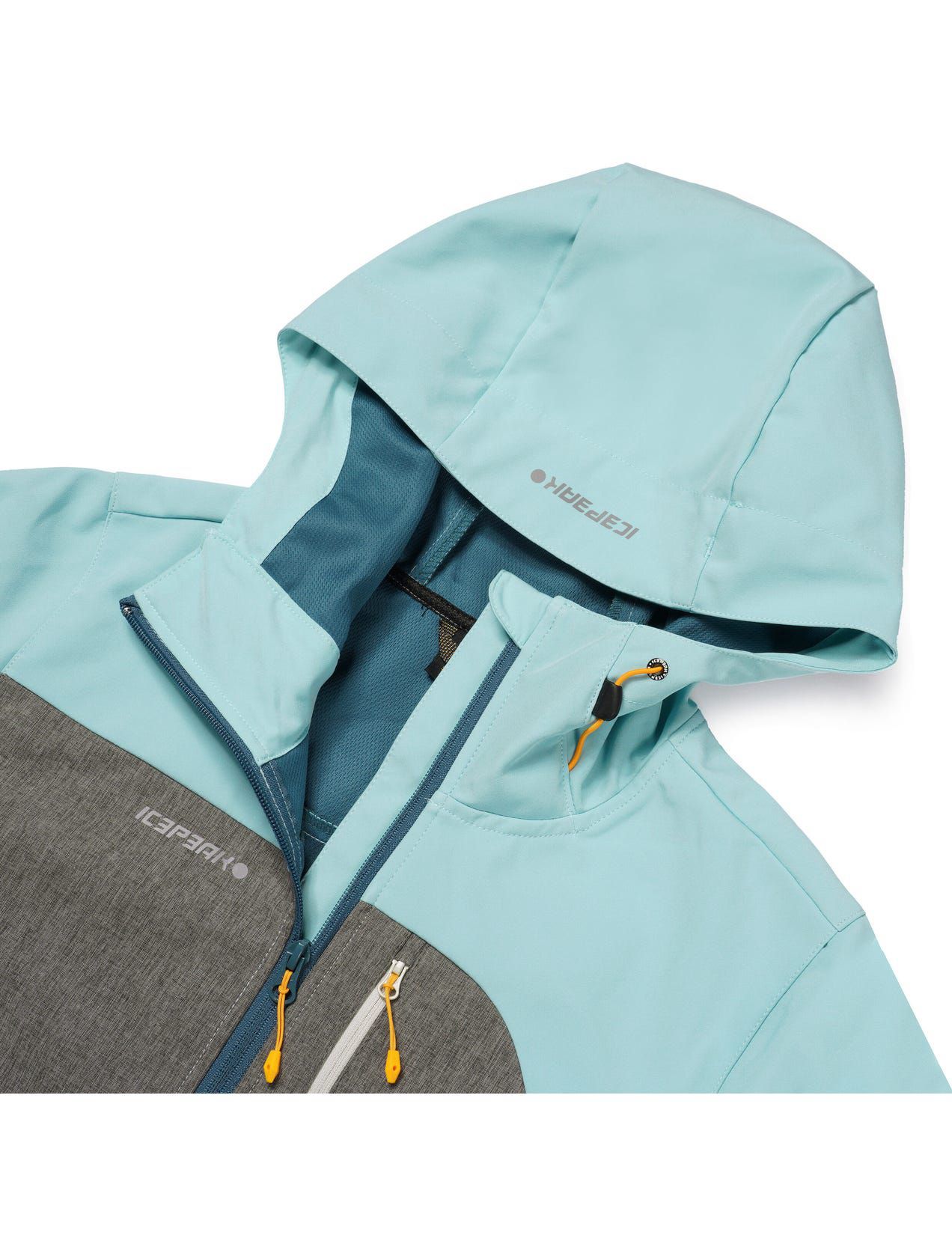 Light Turquoise / Grey Women Icepeak Burley Softshell Jacket | USA-BCW173658